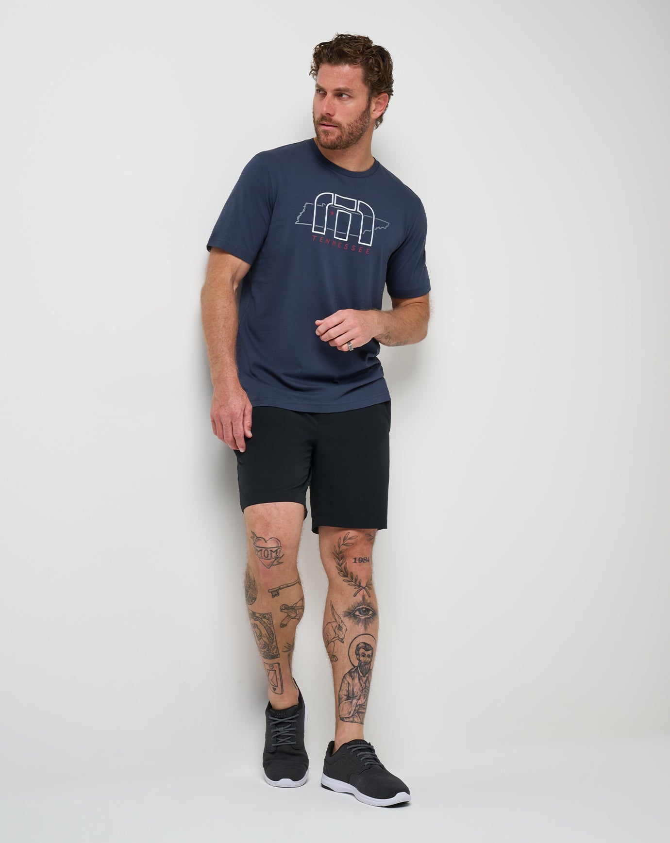 TravisMathew Local Phrases Tee - Blue Nights