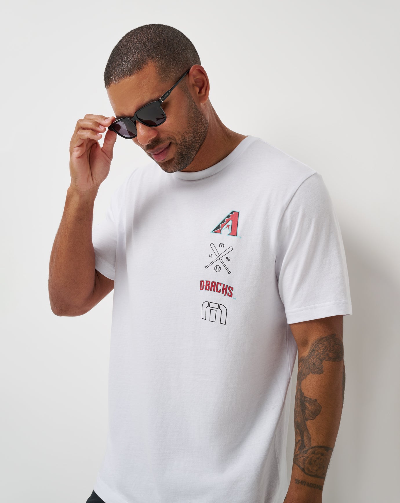 TravisMathew Arizona Diamondbacks Sunset Slam 2.0 Tee - White