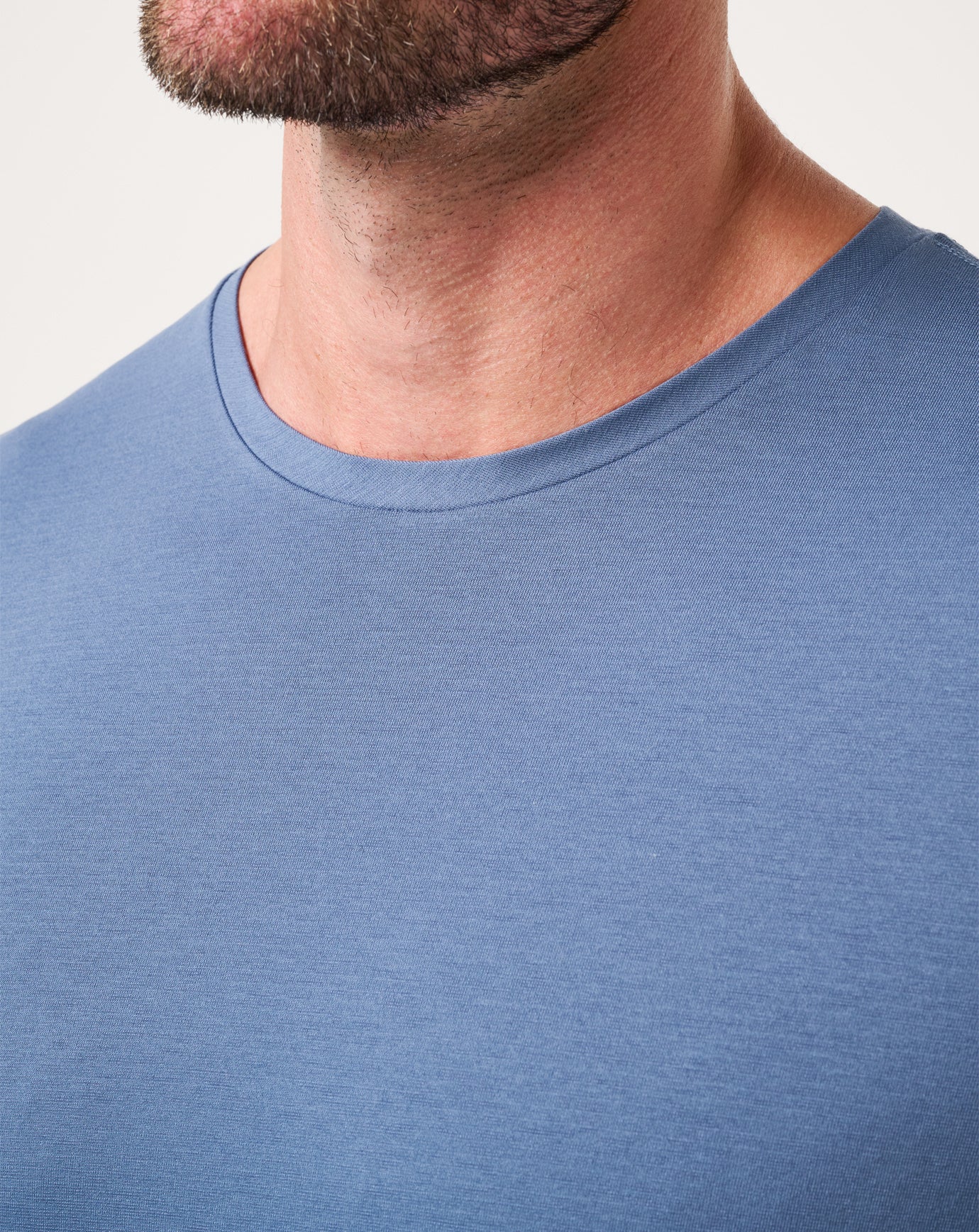TravisMathew Performance Jersey Long Sleeve Tee - Bering Sea