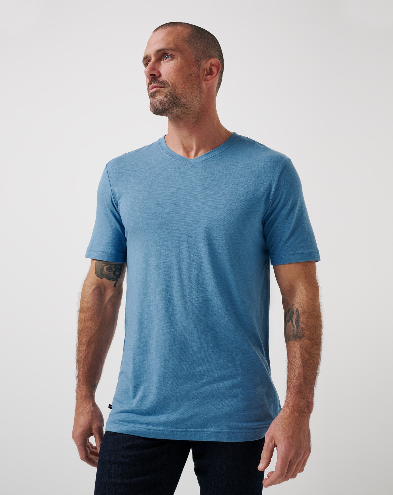 TravisMathew Cloud Tee - Copen Blue
