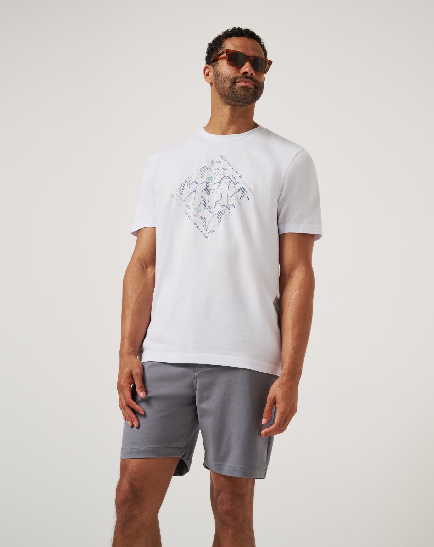 TravisMathew Rainforest Canopy Tee - White