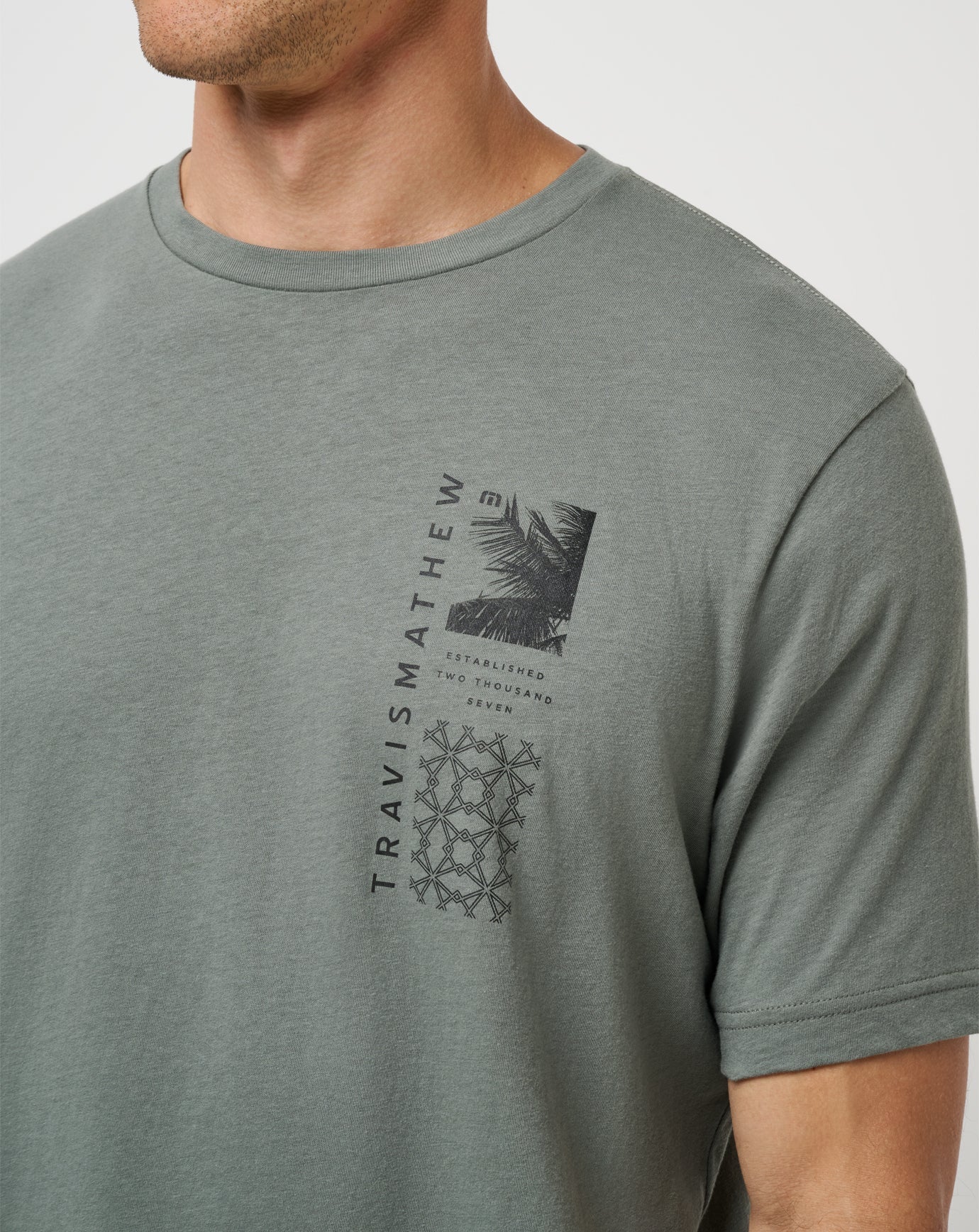 TravisMathew Global Pass Tee - Dark Olive