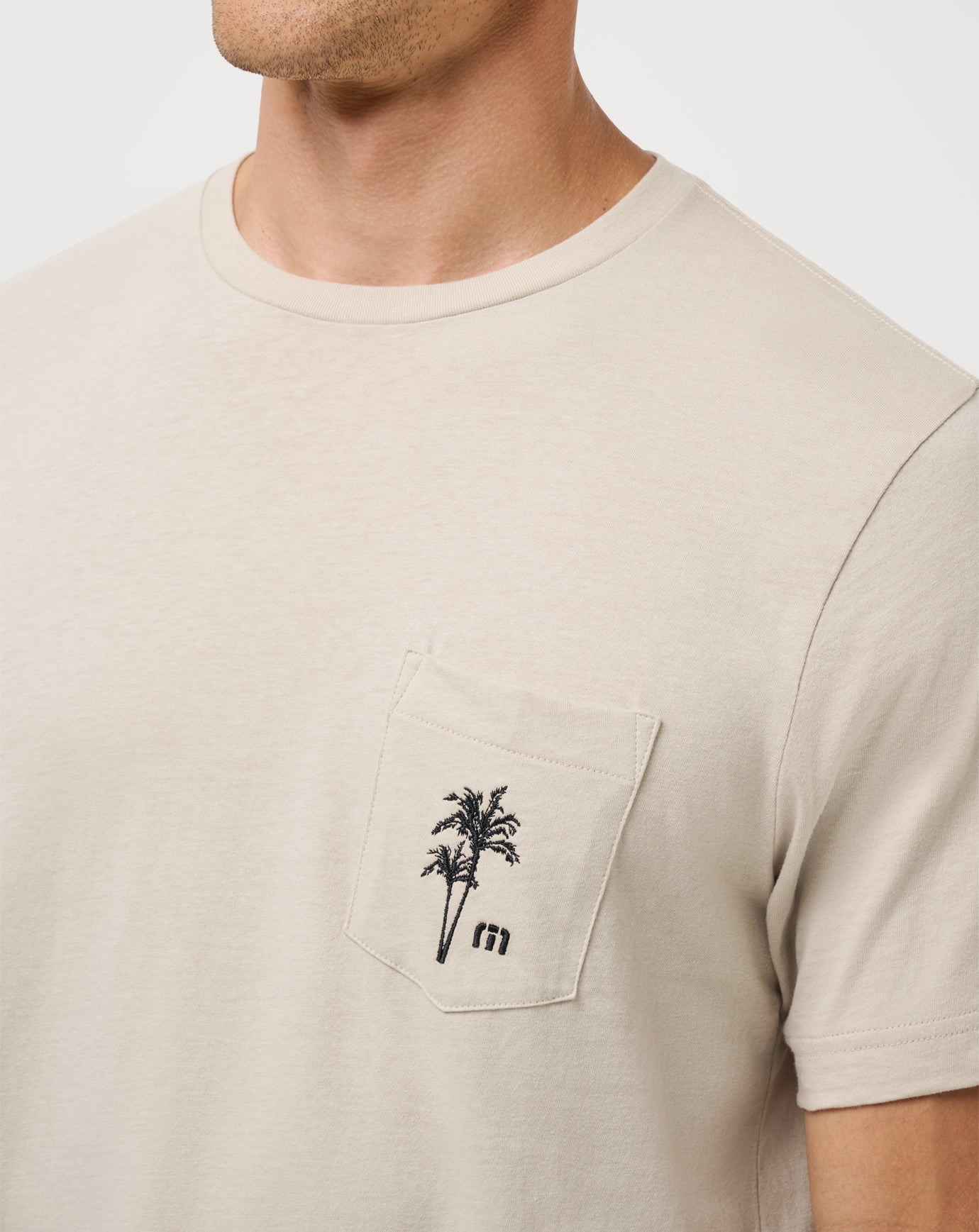 TravisMathew Vineyard Tour Tee - Island Fossil