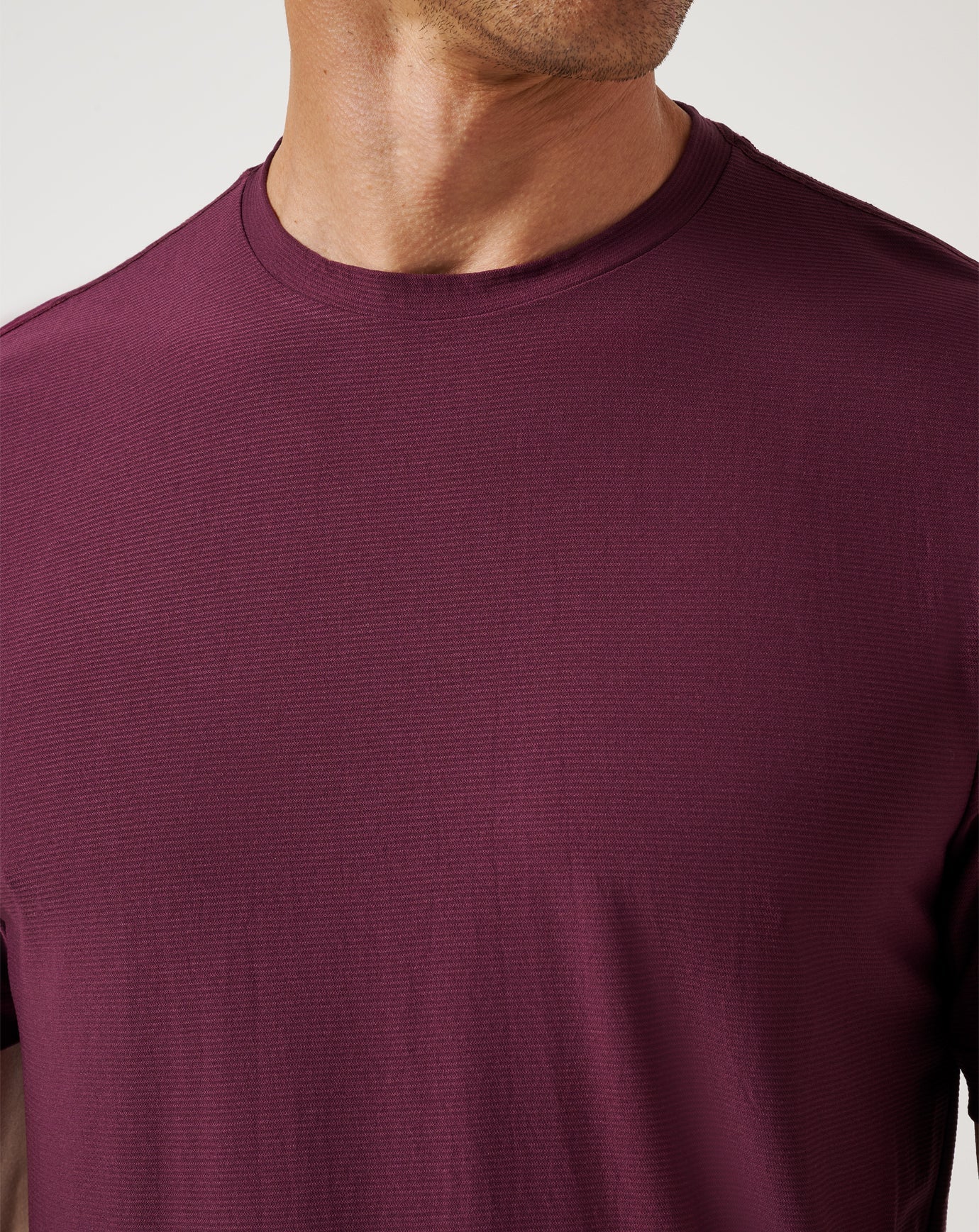 TravisMathew First Day Active Tee - Mauve Wine