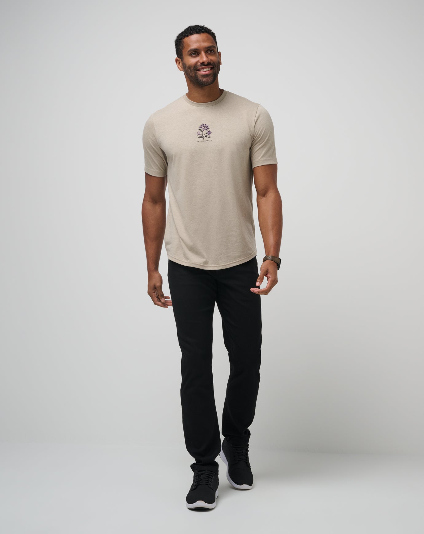 TravisMathew Fading Sunlight Tee - Oxford Tan