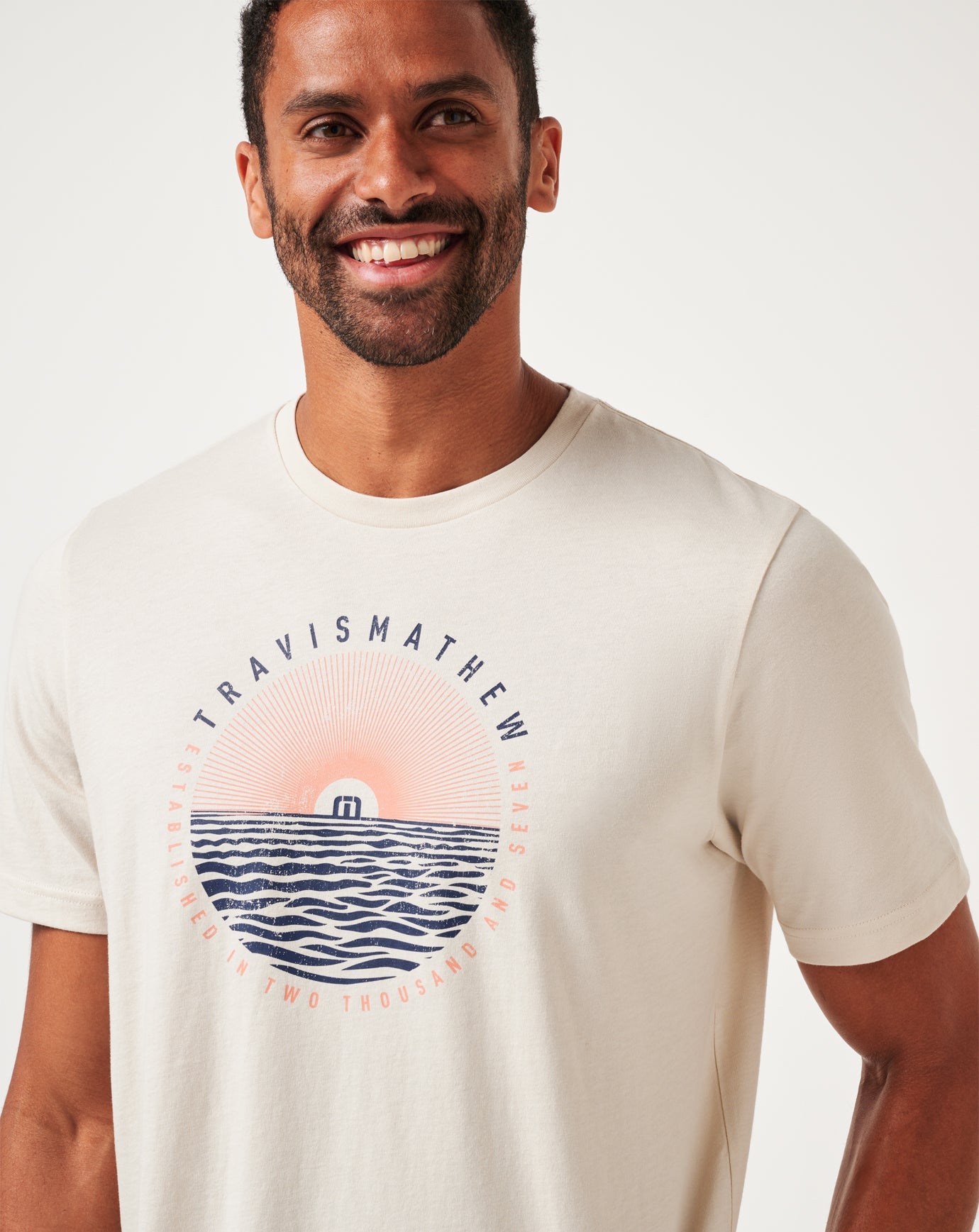 TravisMathew Beach Cities Tee - Moonbeam