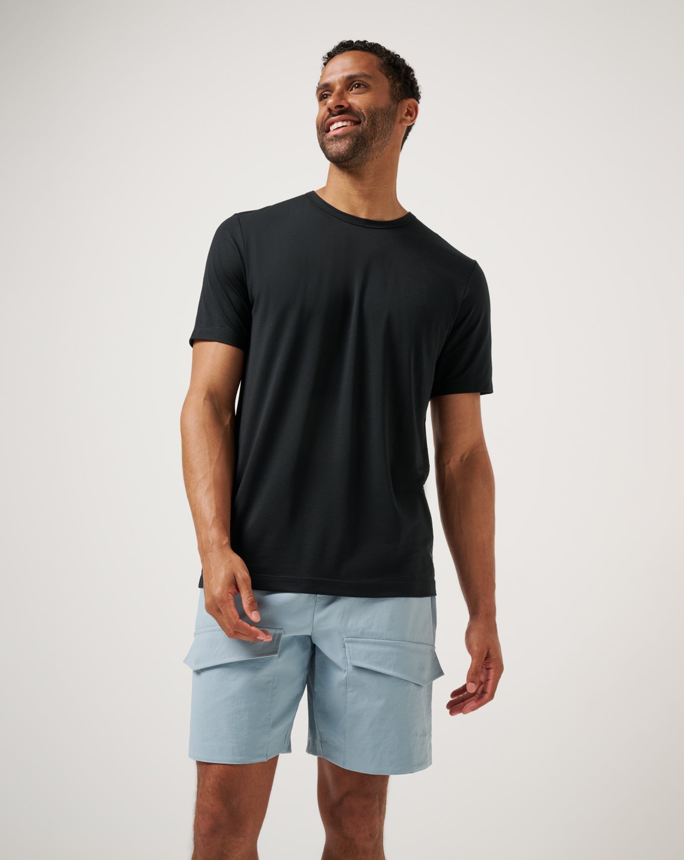TravisMathew Long Holiday Tee - Black