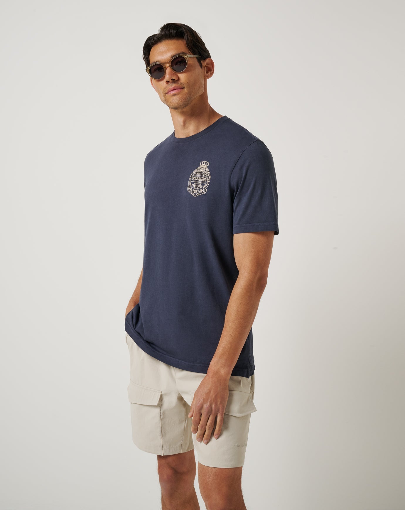 TravisMathew Name Association 2.0 Tee - Total Eclipse