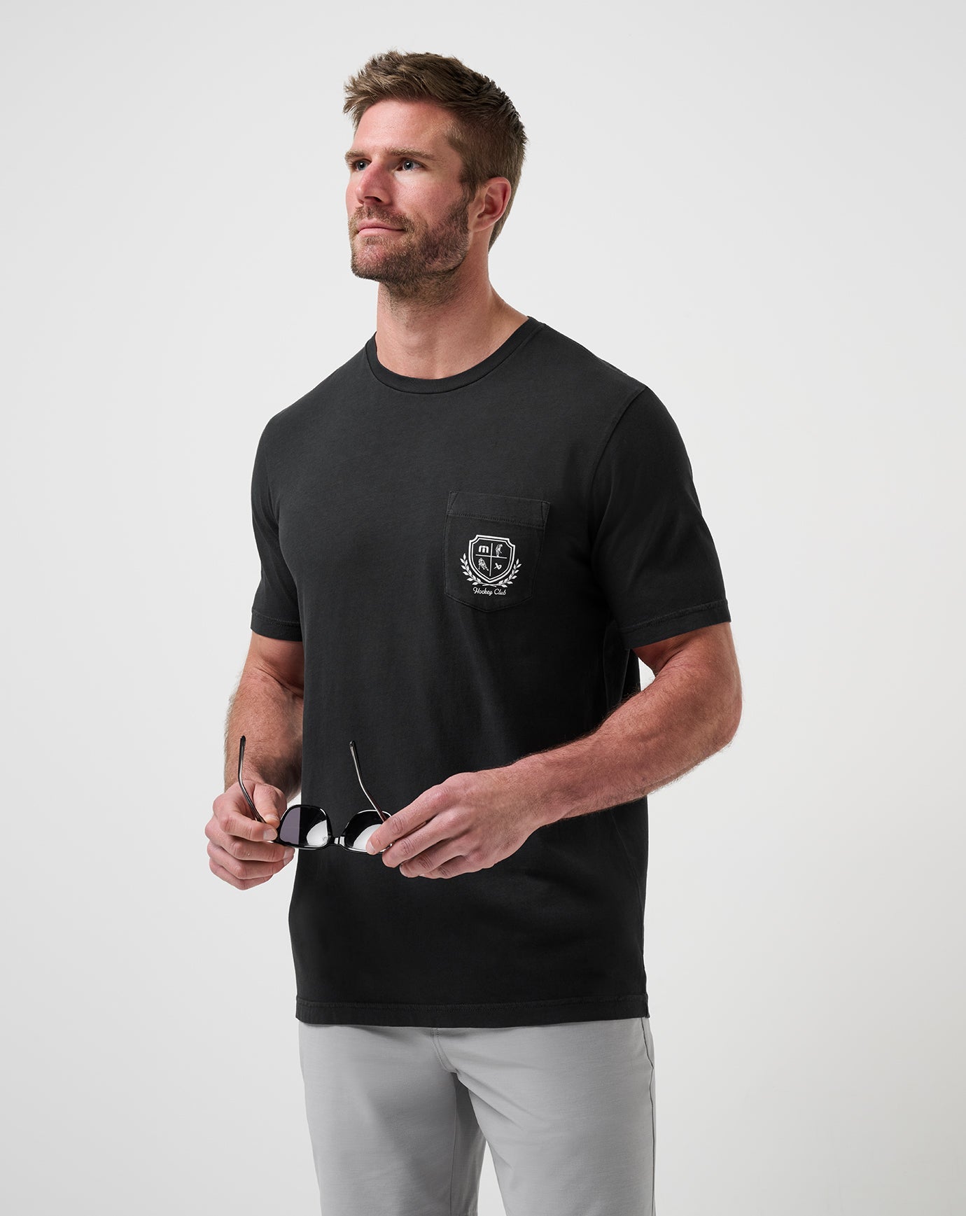 TravisMathew Face Off Tee - Black