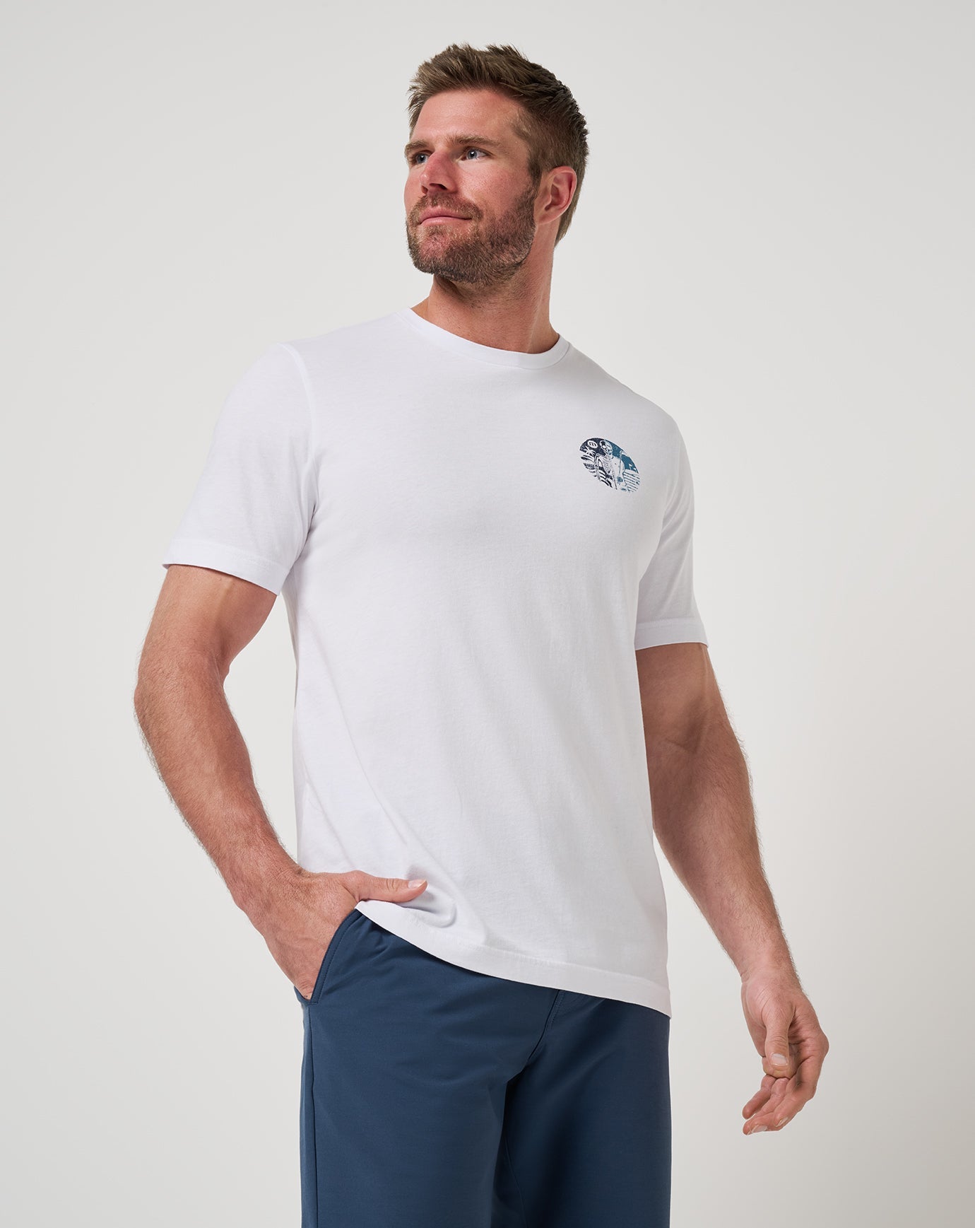TravisMathew Switch Stance Tee - White