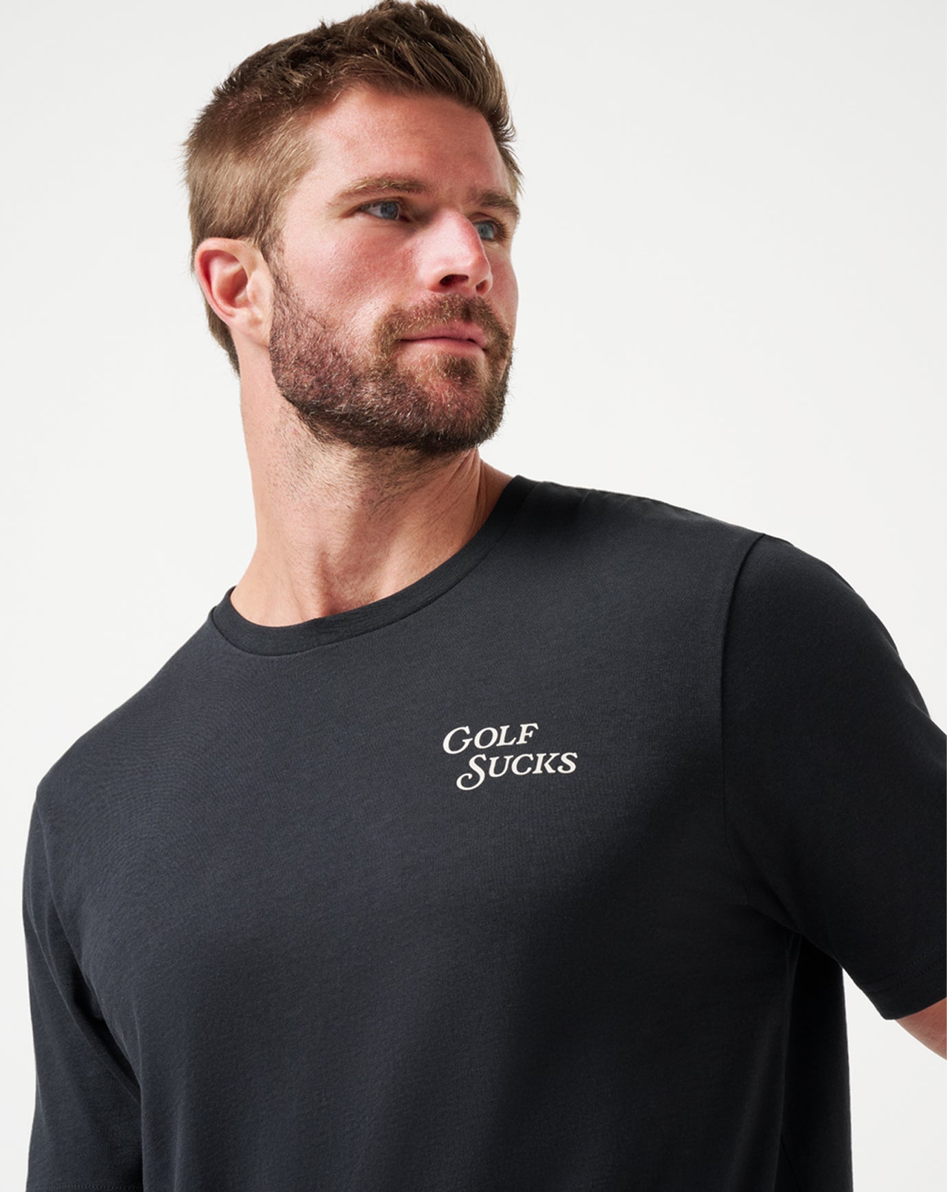 TravisMathew Course Rules Tee - Black