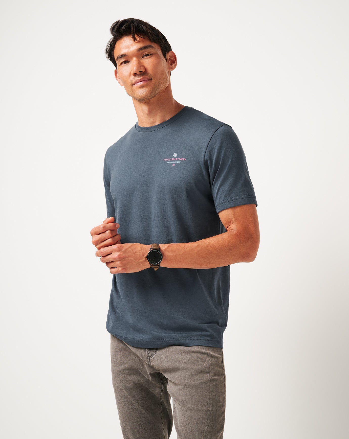 TravisMathew Piece Of Paradise Tee - Mood Indigo/Vintage Indigo