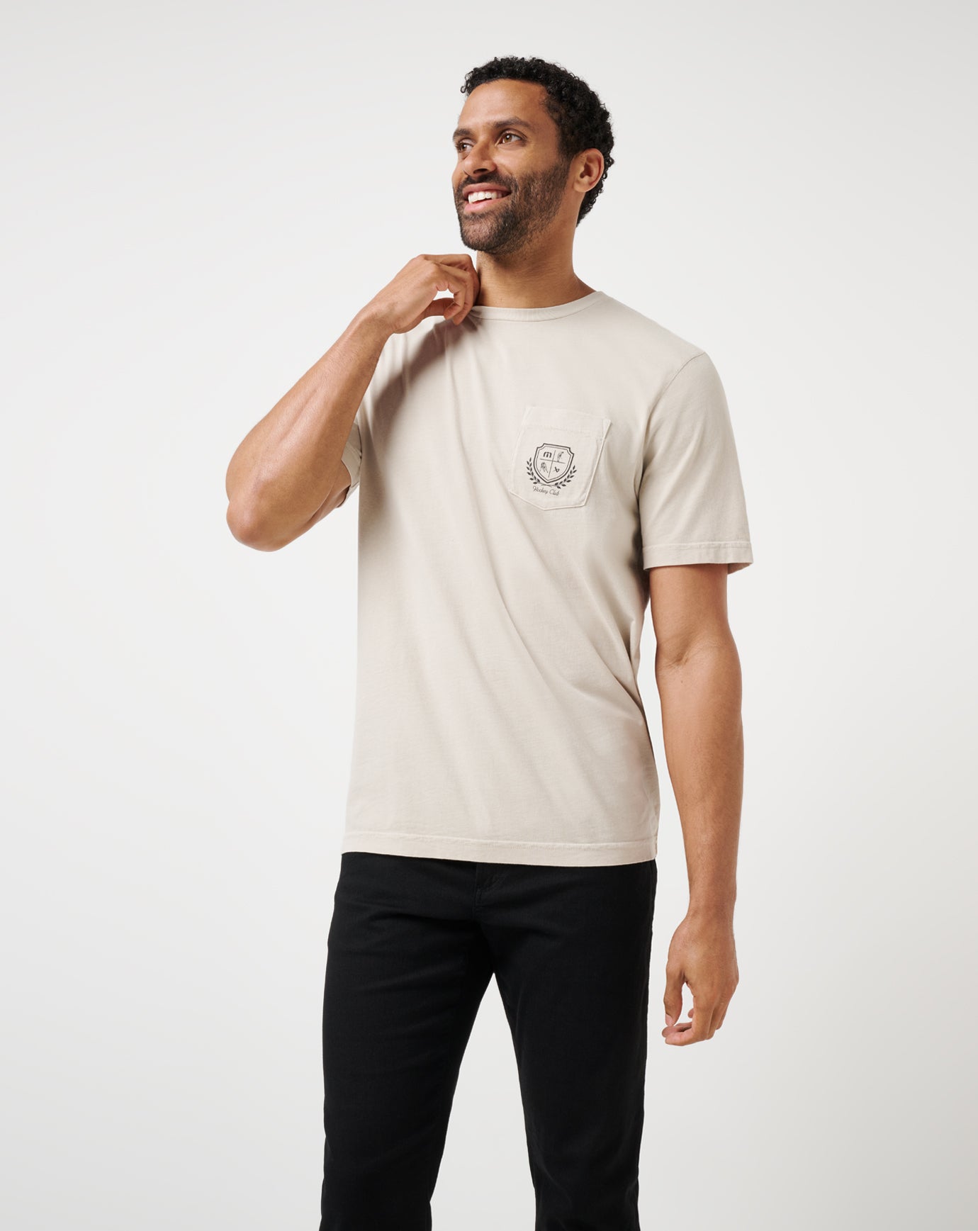 TravisMathew Face Off Tee - Italian Sand