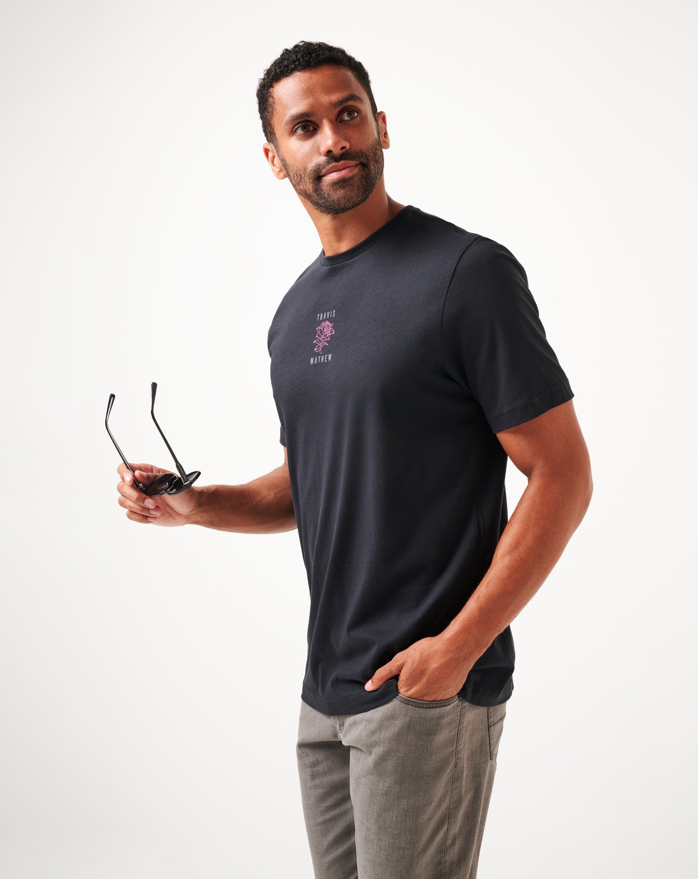 TravisMathew Passport Tee - Black