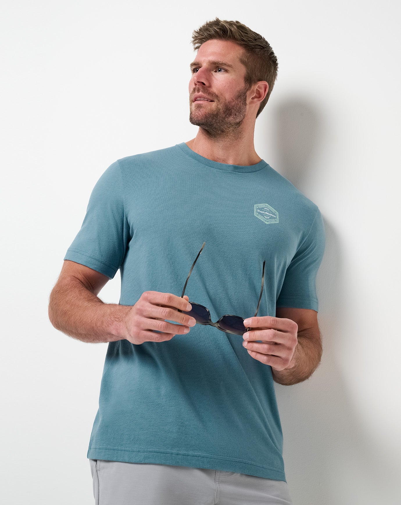 TravisMathew Maximum Stay Tee - Captains Blue