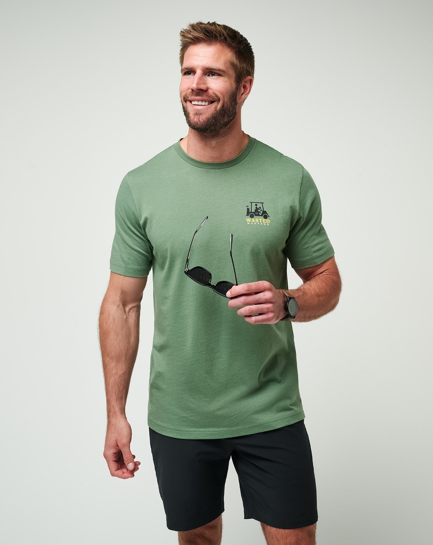 TravisMathew Beer Happy Tee - Laurel