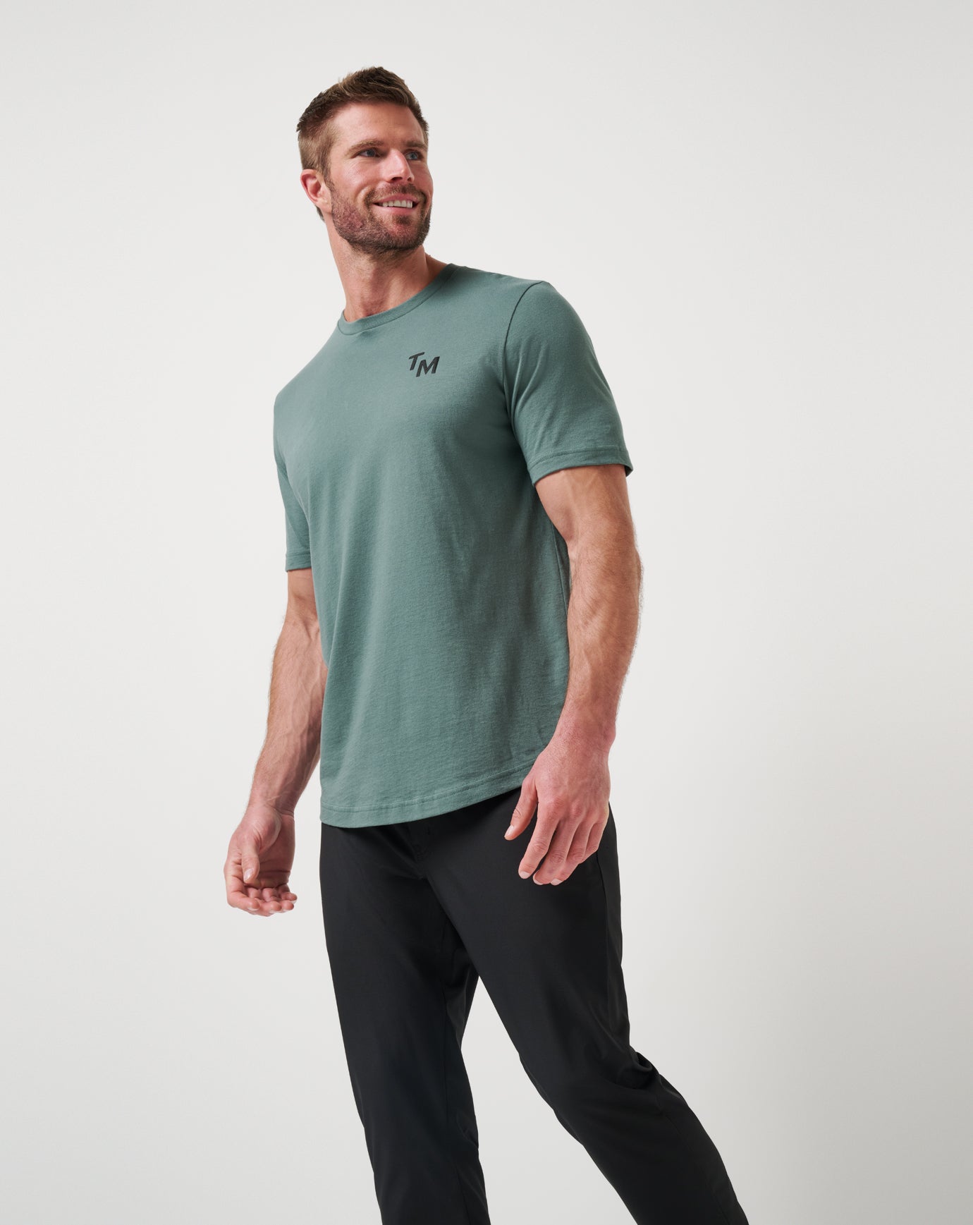 TravisMathew End Around Tee - Balsam Green