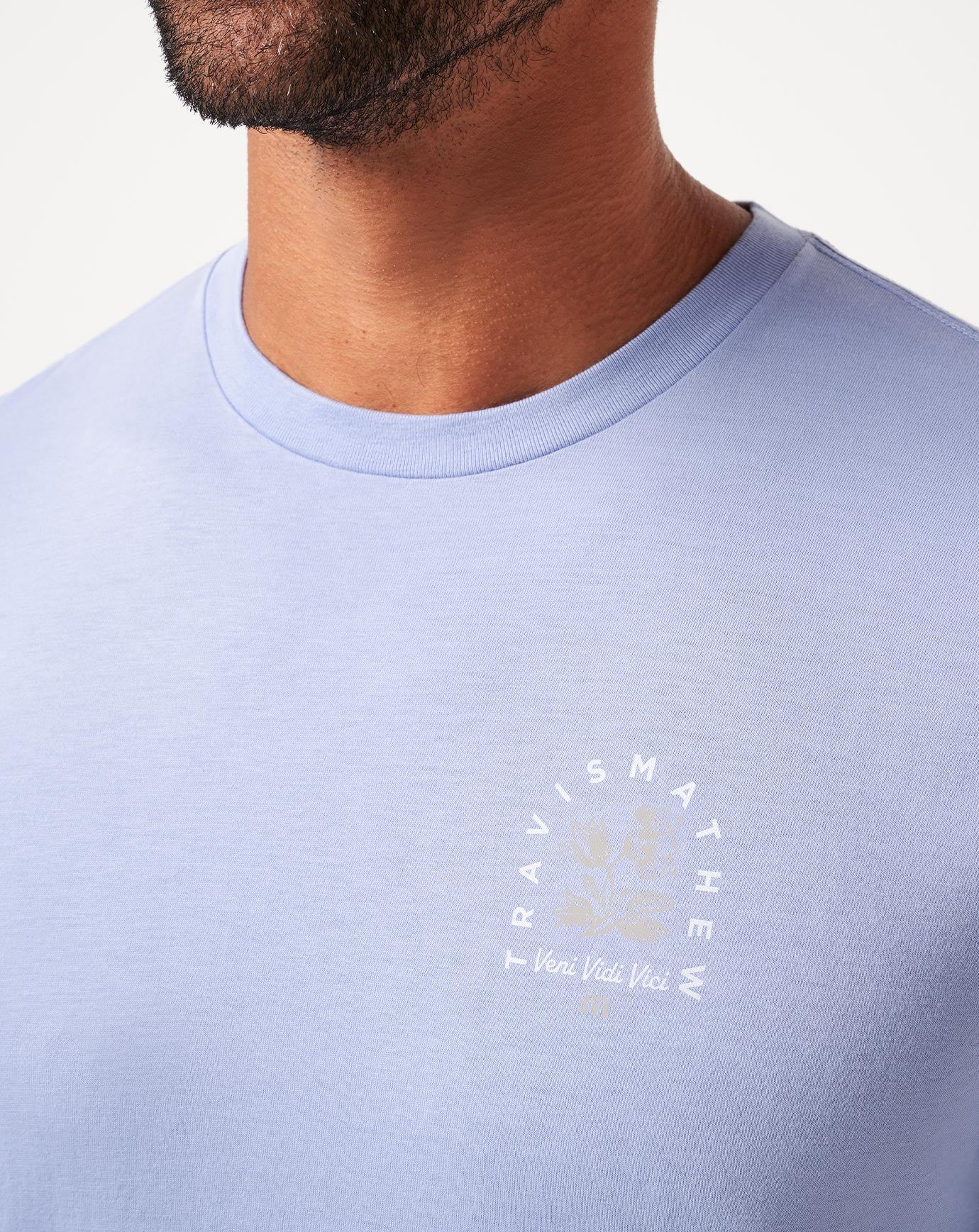 TravisMathew Night Diver Tee - Heather Violet Storm
