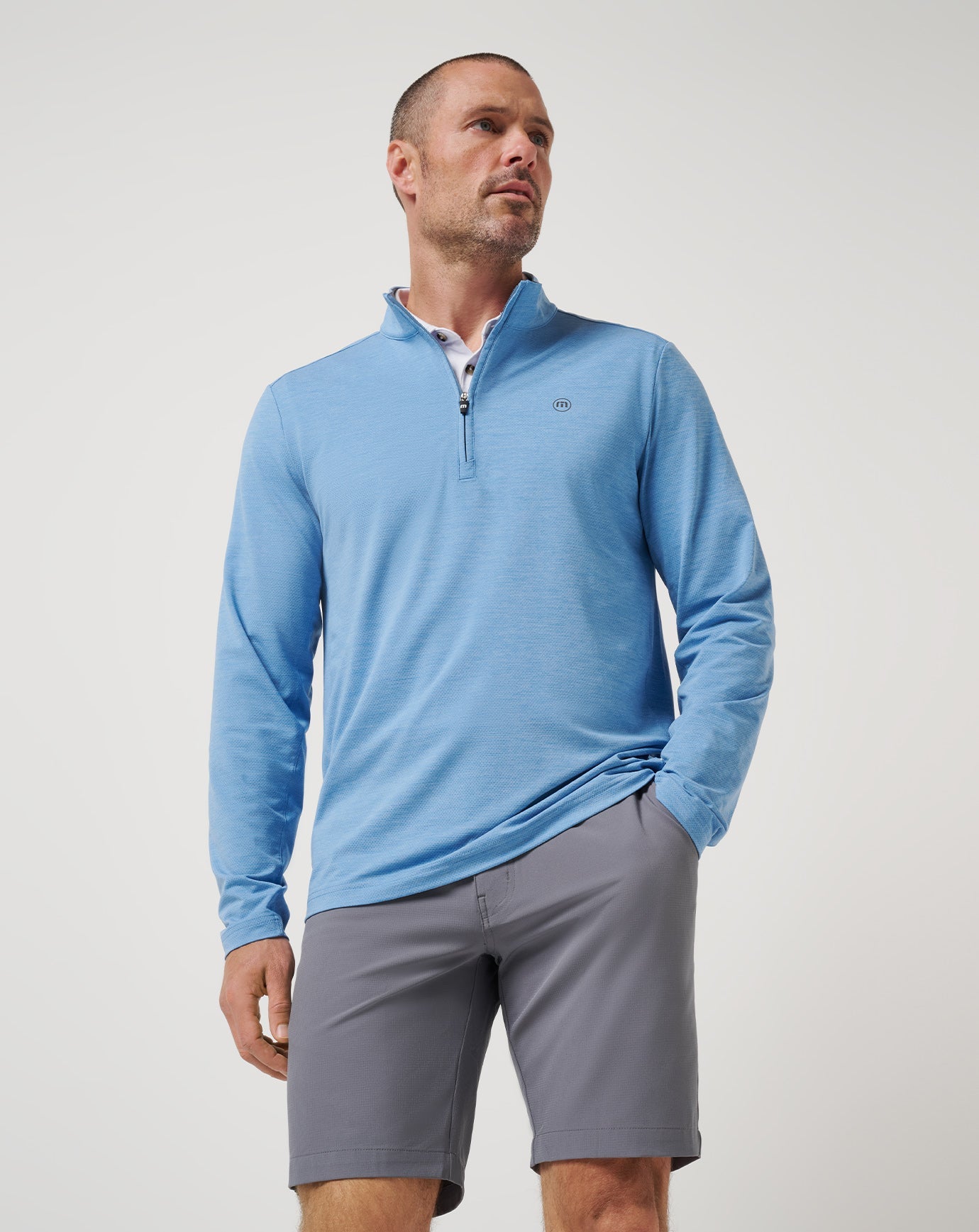 TravisMathew Heater Pro Quarter Zip - Pacific Coast