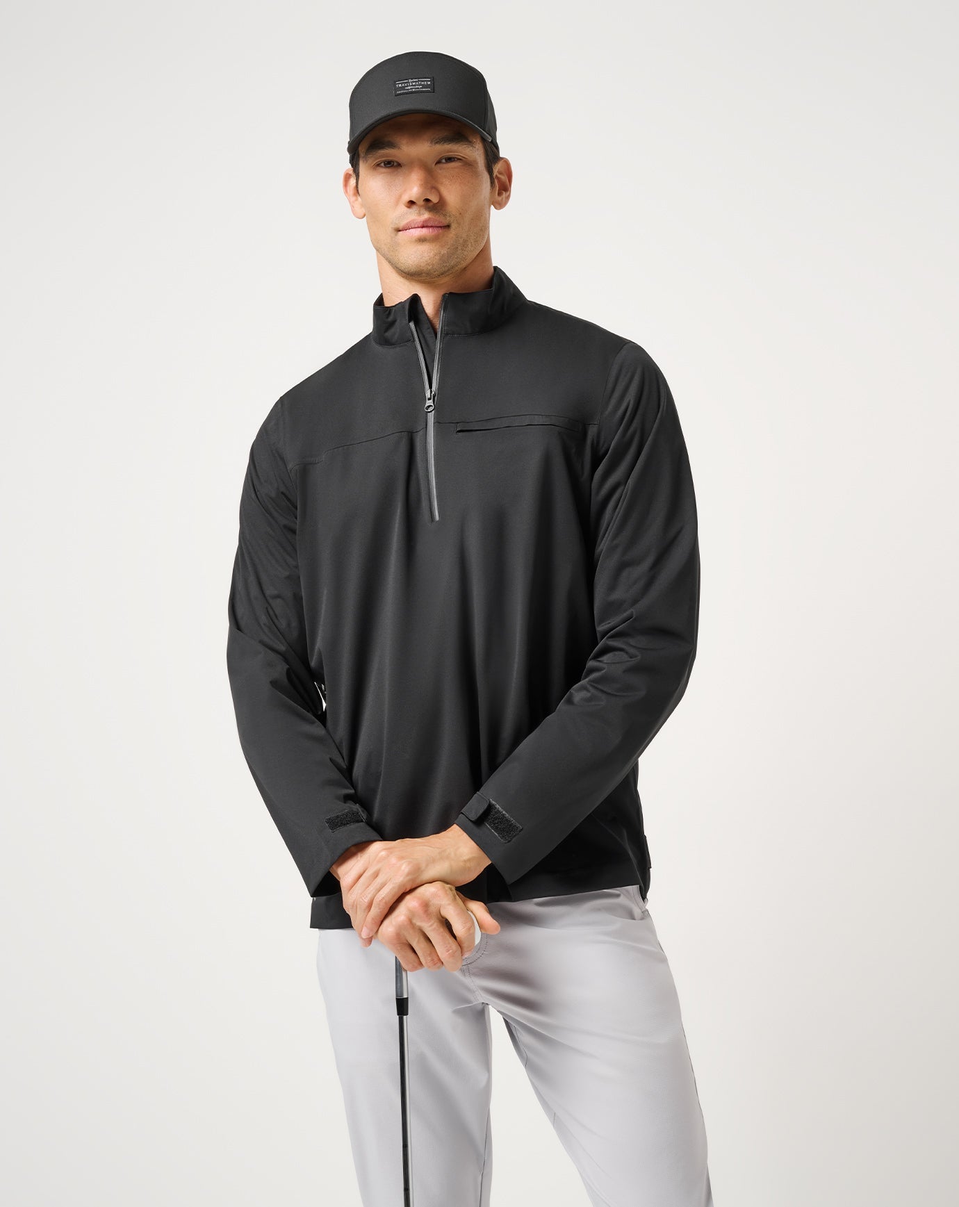TravisMathew On Course 2.0 Quarter Zip - Black