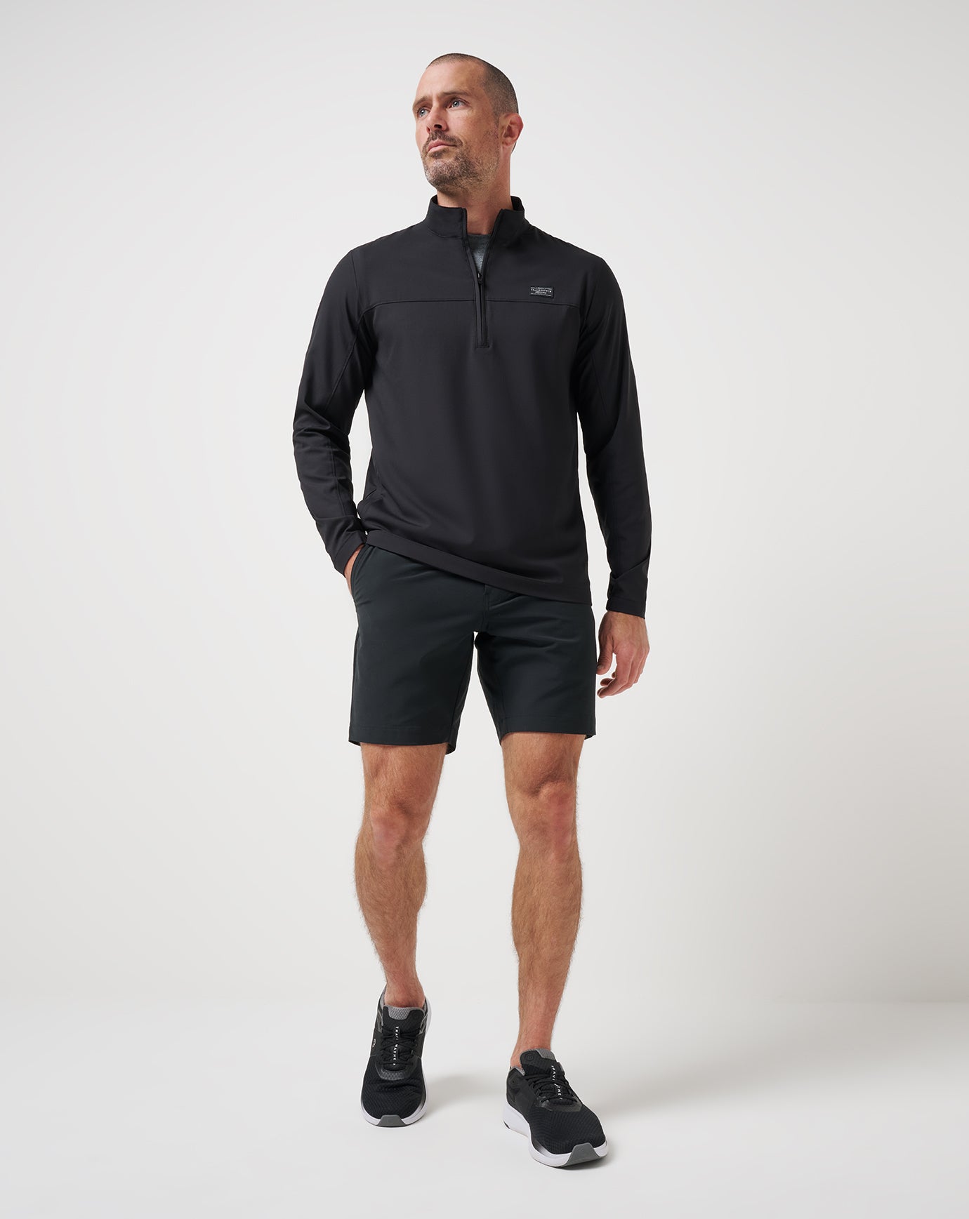 TravisMathew Wanderlust Quarter Zip - Black