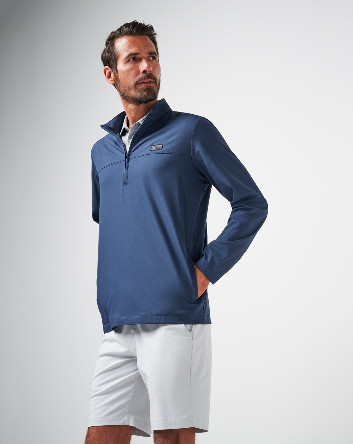 TravisMathew Wanderlust Quarter Zip - Mood Indigo