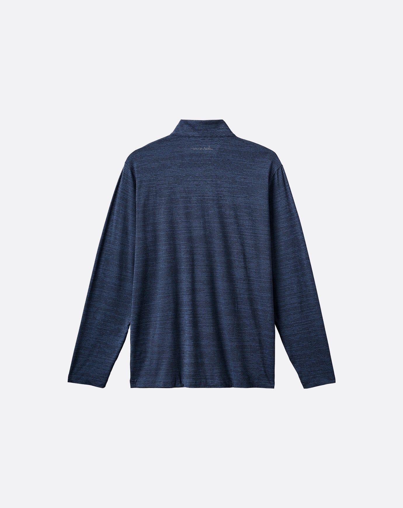 TravisMathew Atlanta Braves The Heater Quarter Zip - Vintage Indigo/Black