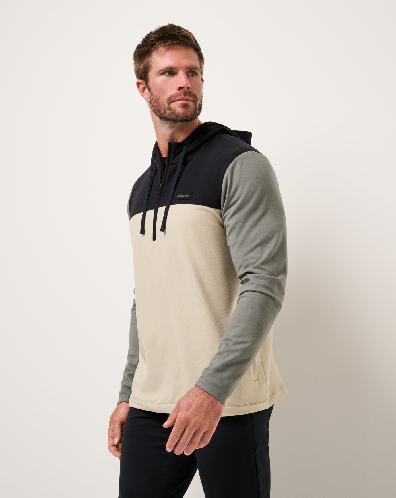 TravisMathew Brrrr Season Quarter Zip - Black