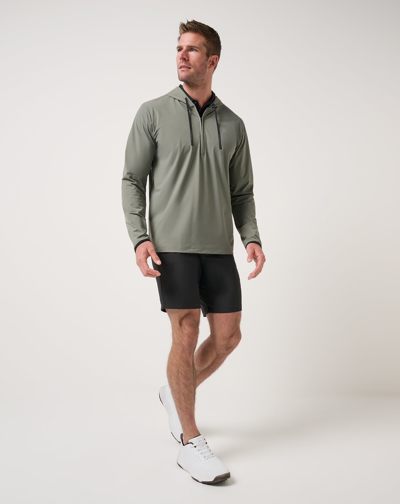 TravisMathew Hero Hour Tech Hoodie - Dark Olive
