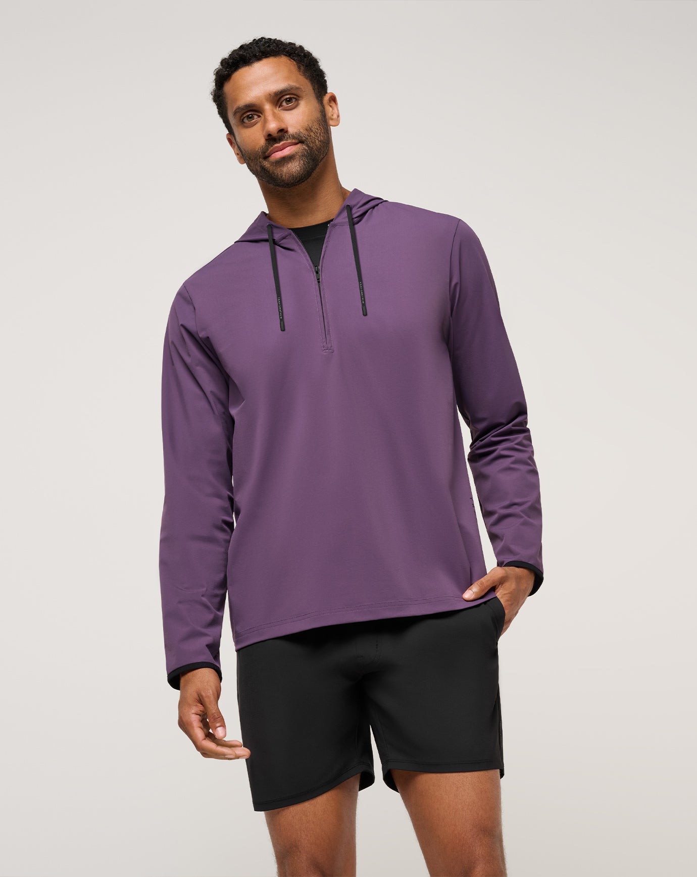 TravisMathew Hero Hour Tech Hoodie - Purple Velvet