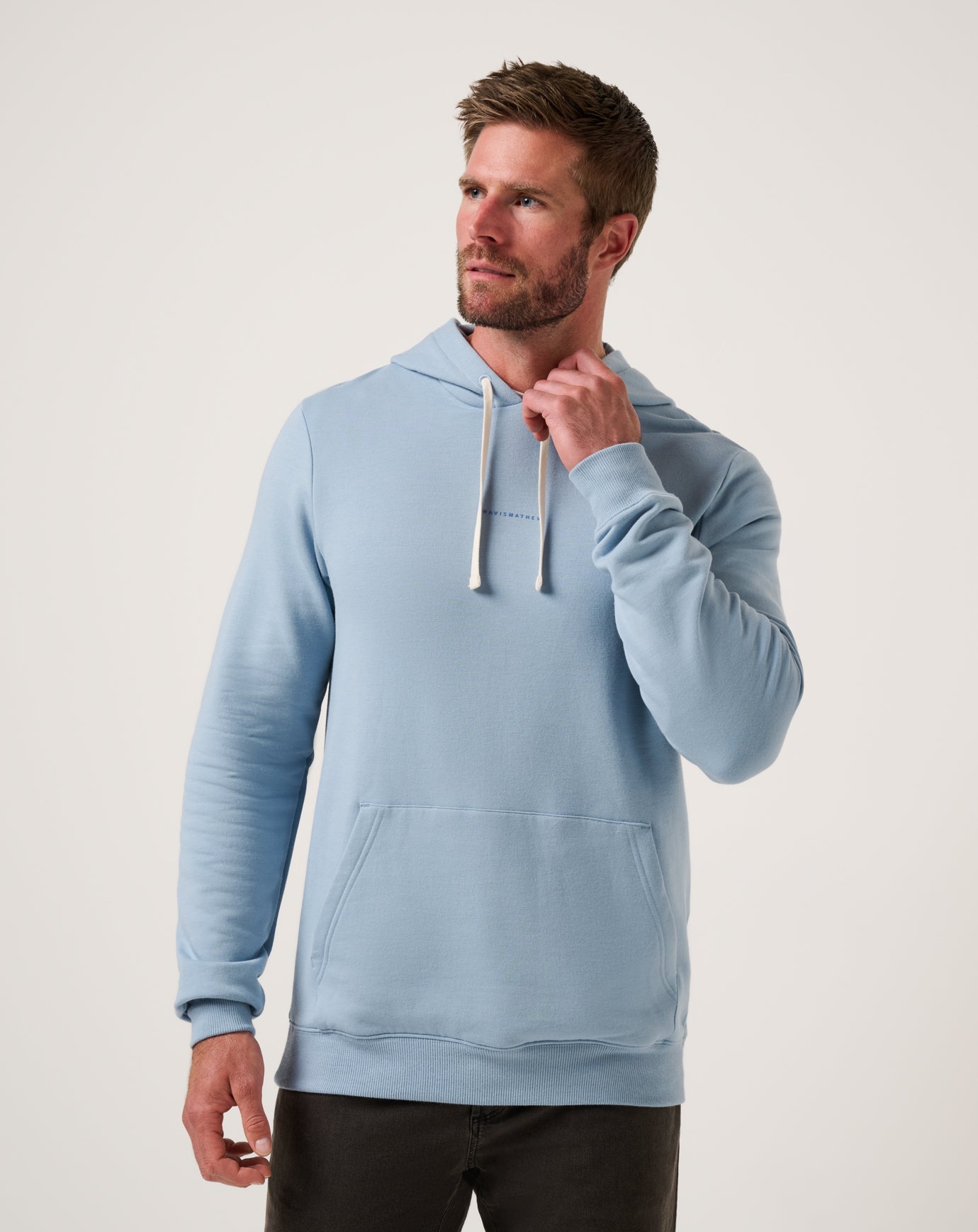TravisMathew Coastal Cloud Hoodie - Ash Blue