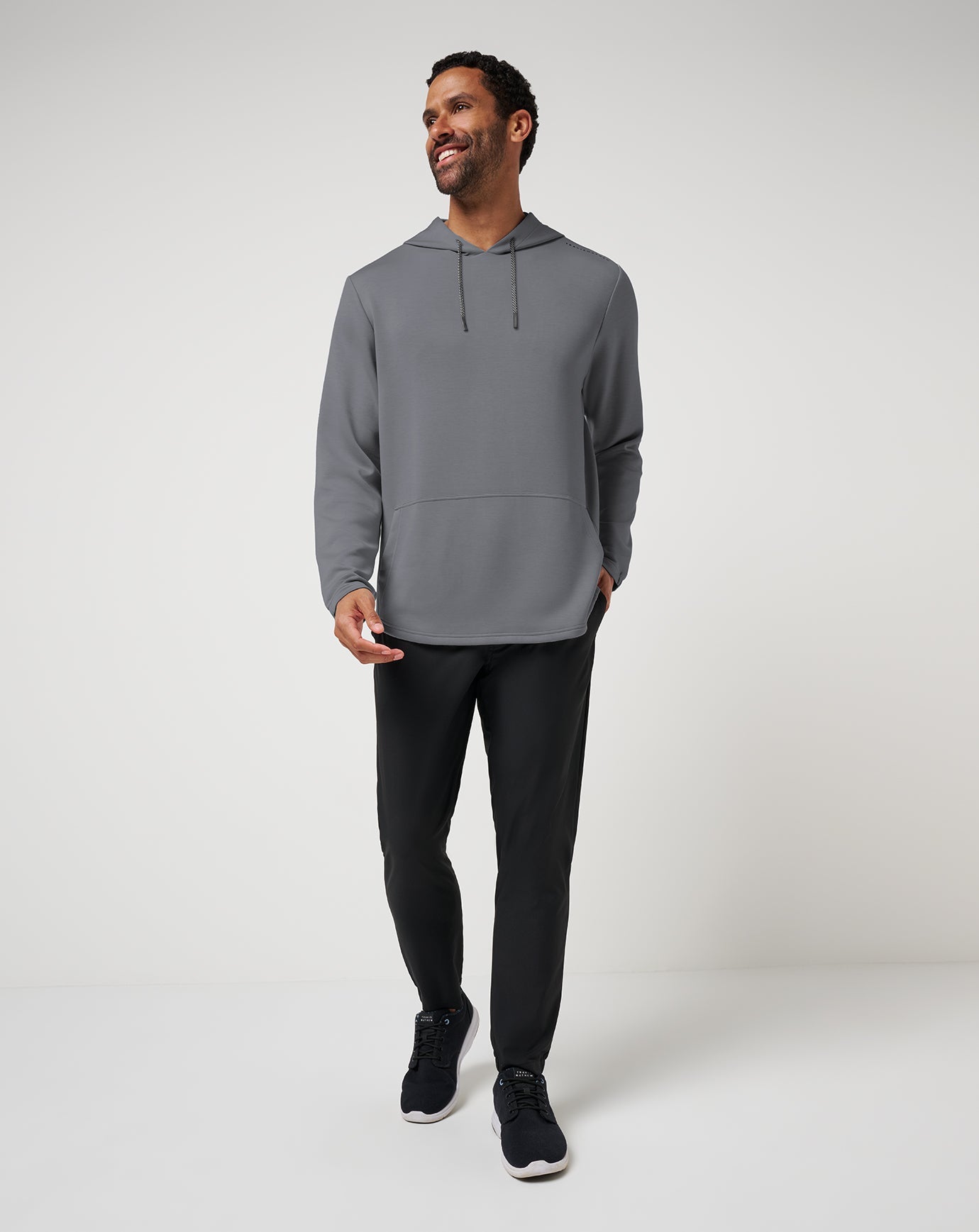TravisMathew Fibercloud Hoodie - Heather Grey