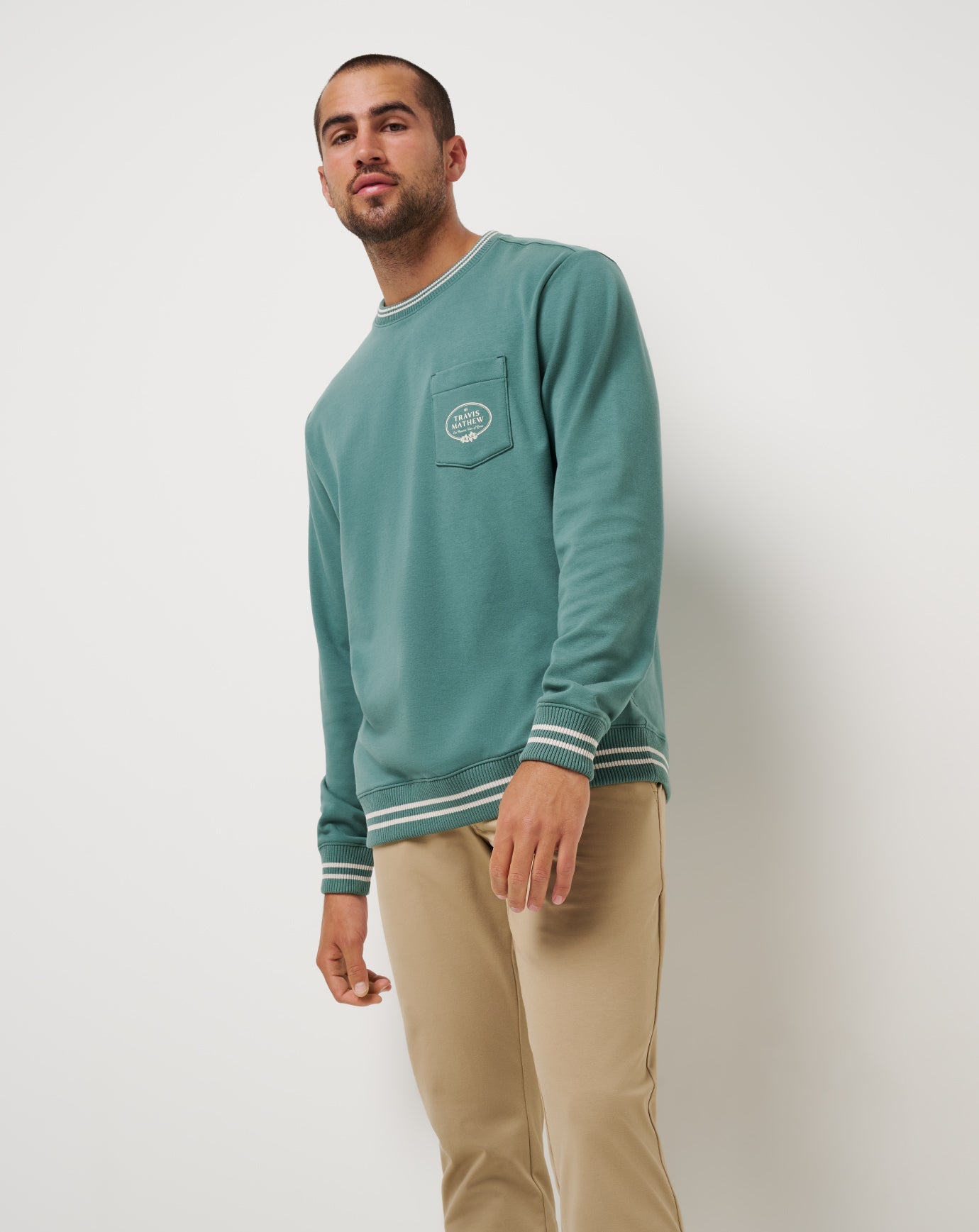 TravisMathew Vip Ticket Crew - Silver Pine