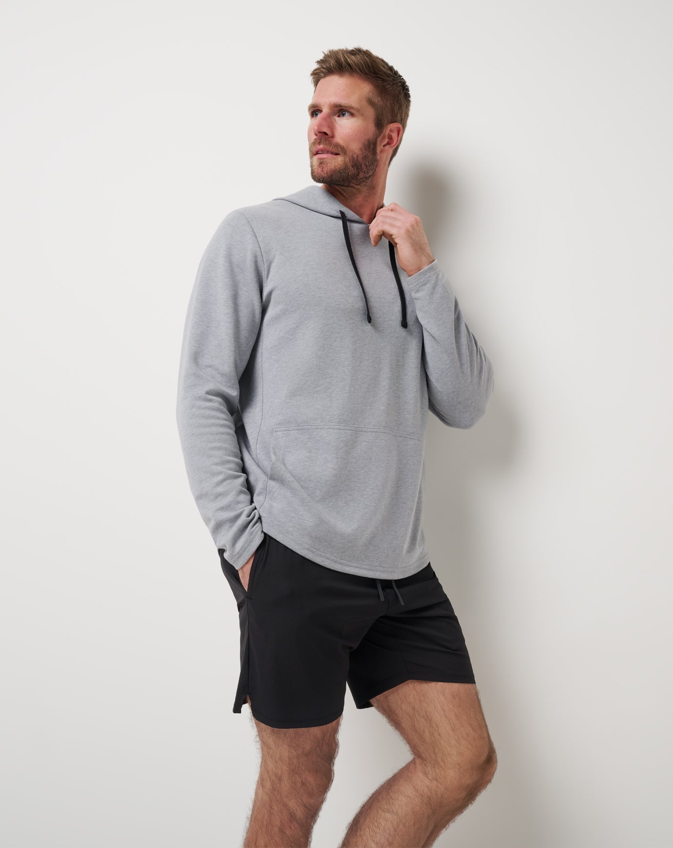 TravisMathew Upgraded Tech Hoodie - Heather Grey