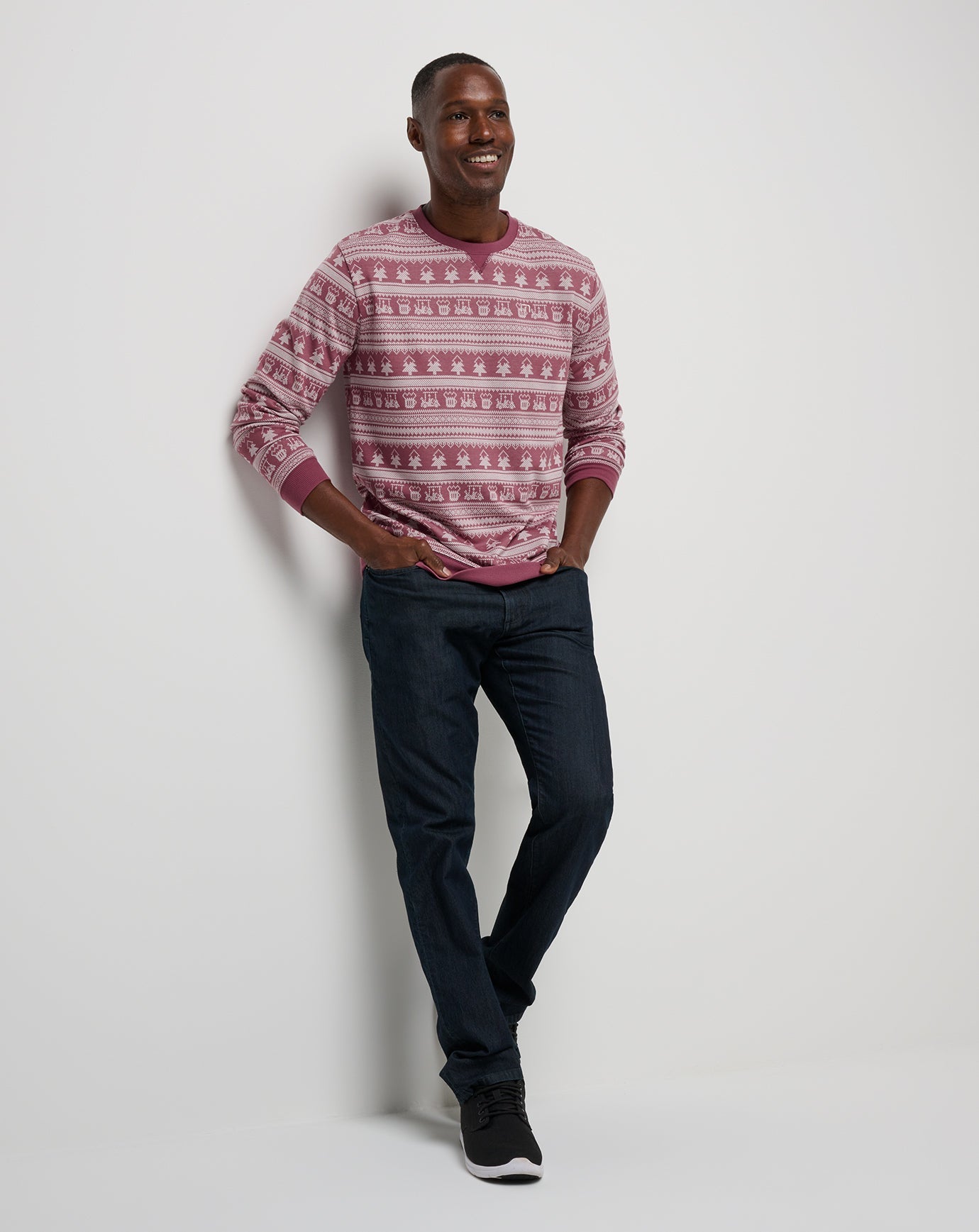 TravisMathew Family Time Crew - Roan Rouge