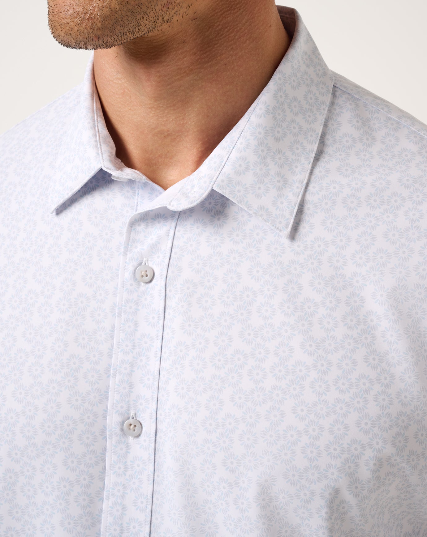 TravisMathew Techwoven Sunlight Button-Up - White