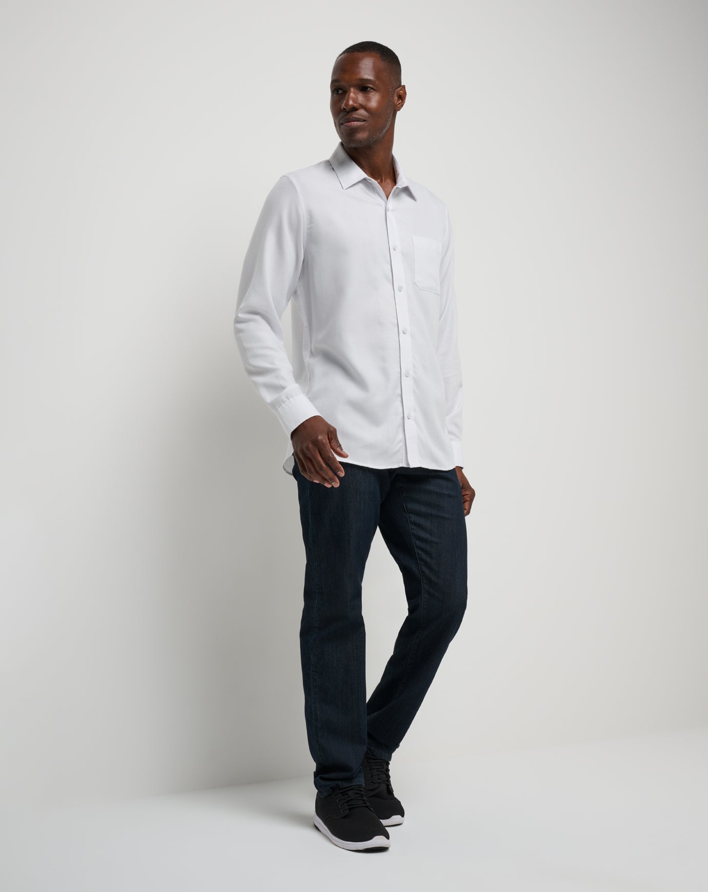 TravisMathew Little Leary Button-Up - White