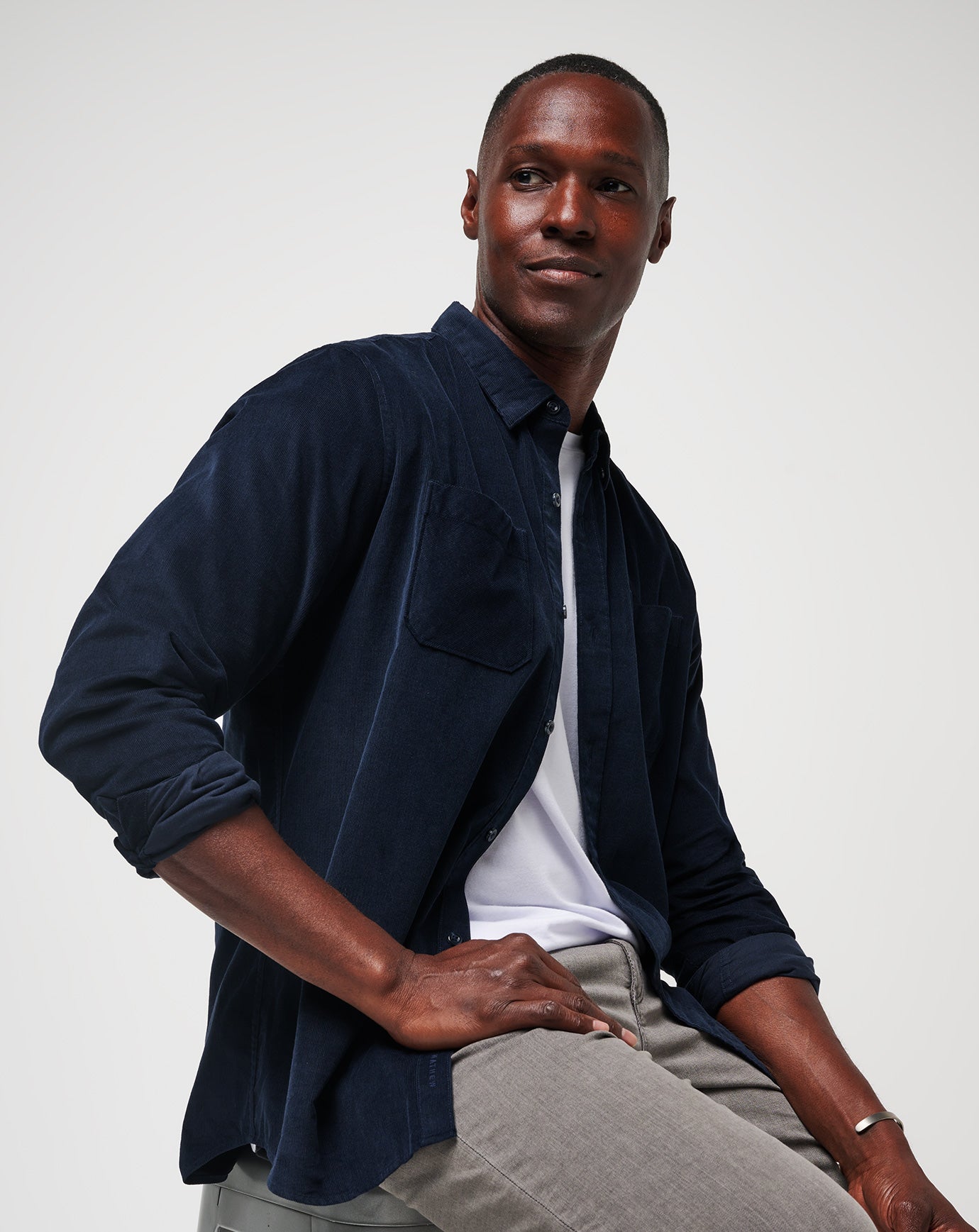 TravisMathew Barrel Of Laughs Button-Up - Total Eclipse