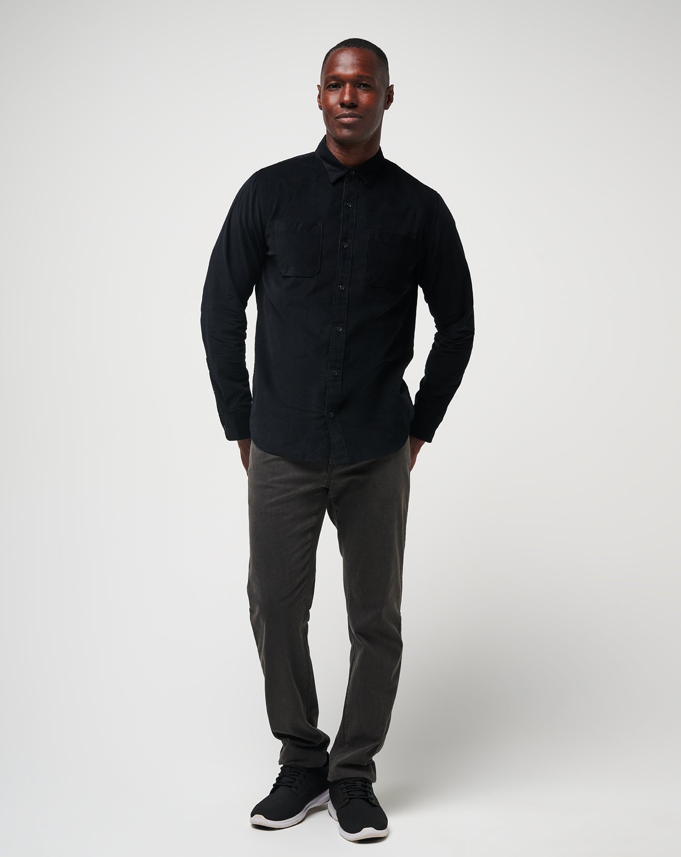 TravisMathew Barrel Of Laughs Button-Up - Black