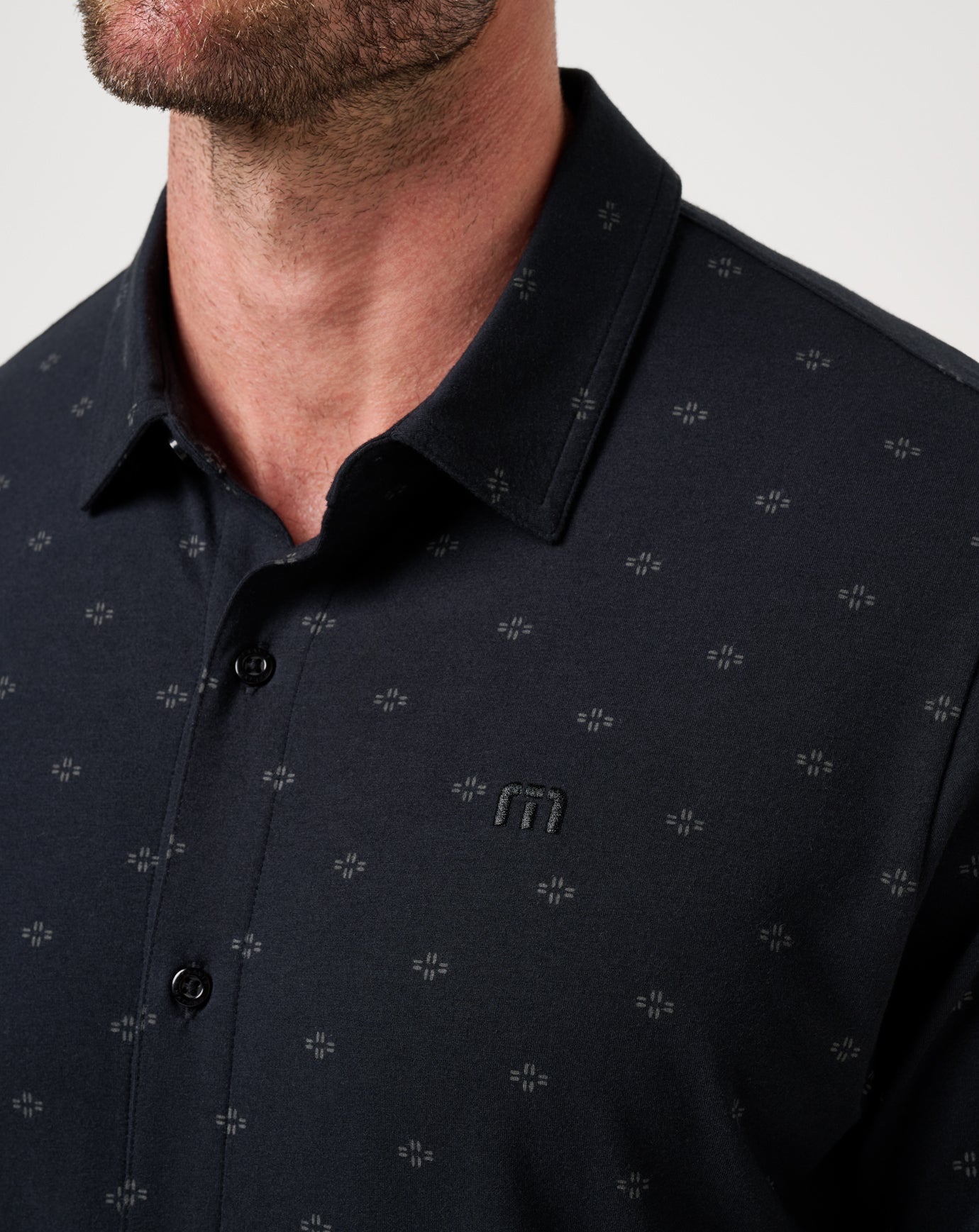TravisMathew Shore Of It Button-Up - Black