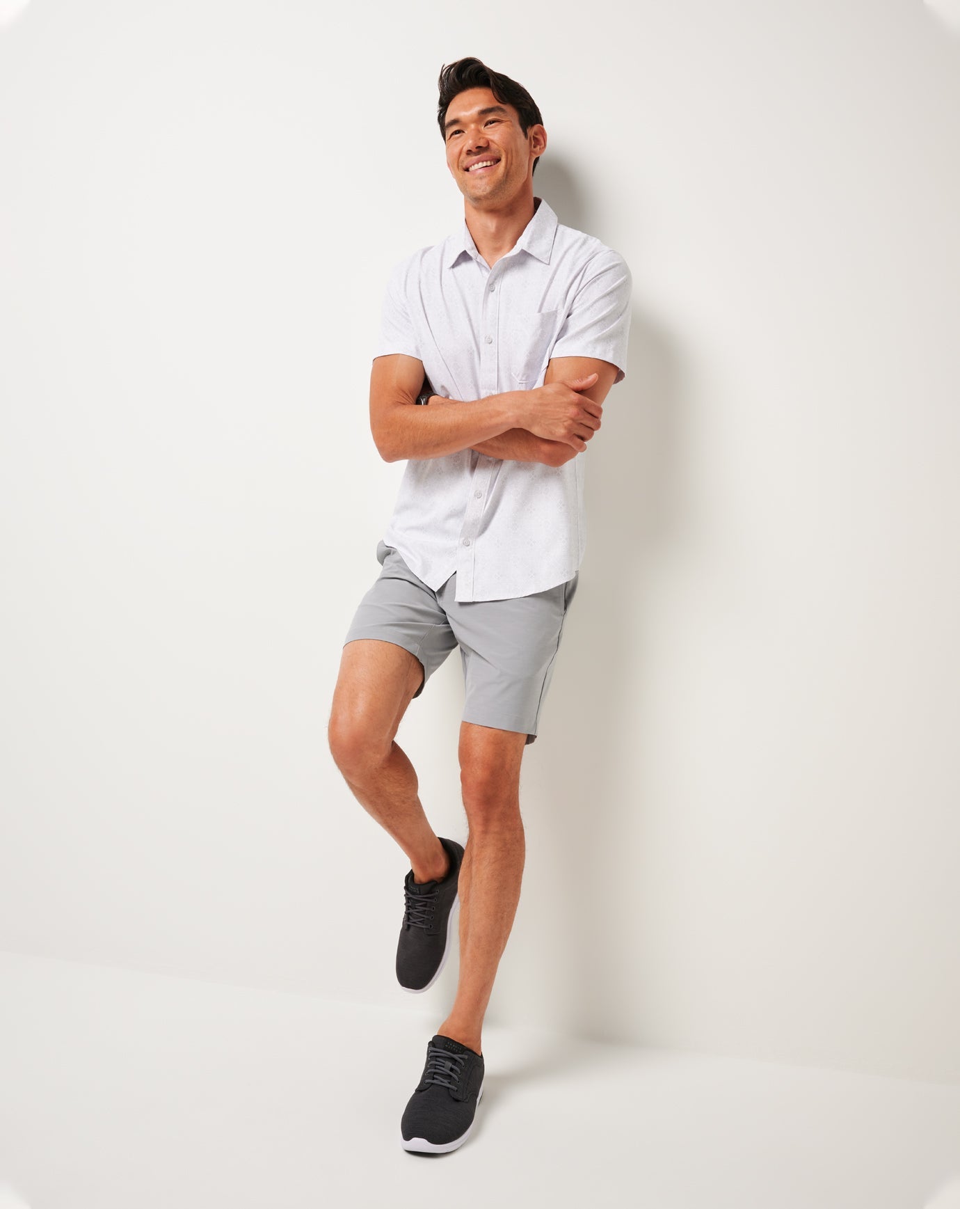 TravisMathew Techwoven Acropolis Button-Up - White