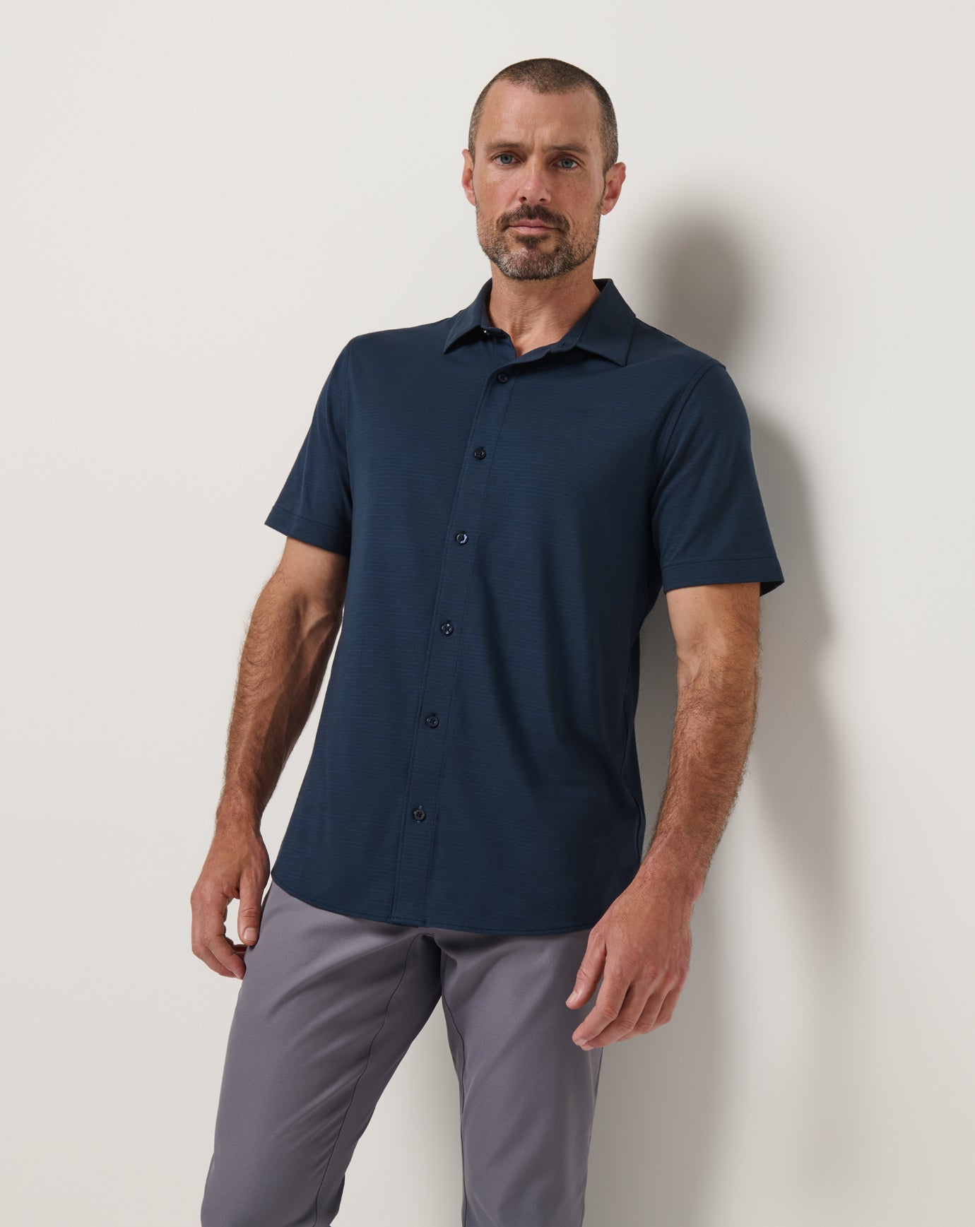 TravisMathew The Heater Button-Up - Total Eclipse