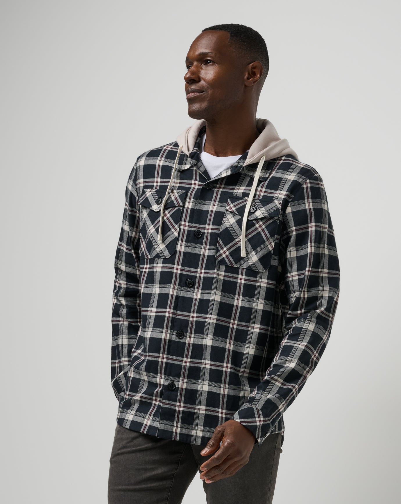 TravisMathew Baubles Button-Up Hoodie - Black