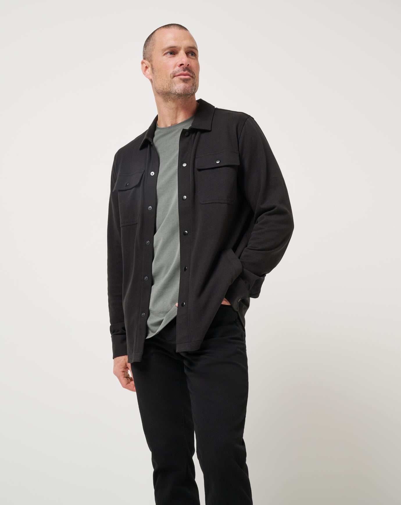 TravisMathew You Pick Shirt Jacket - Black