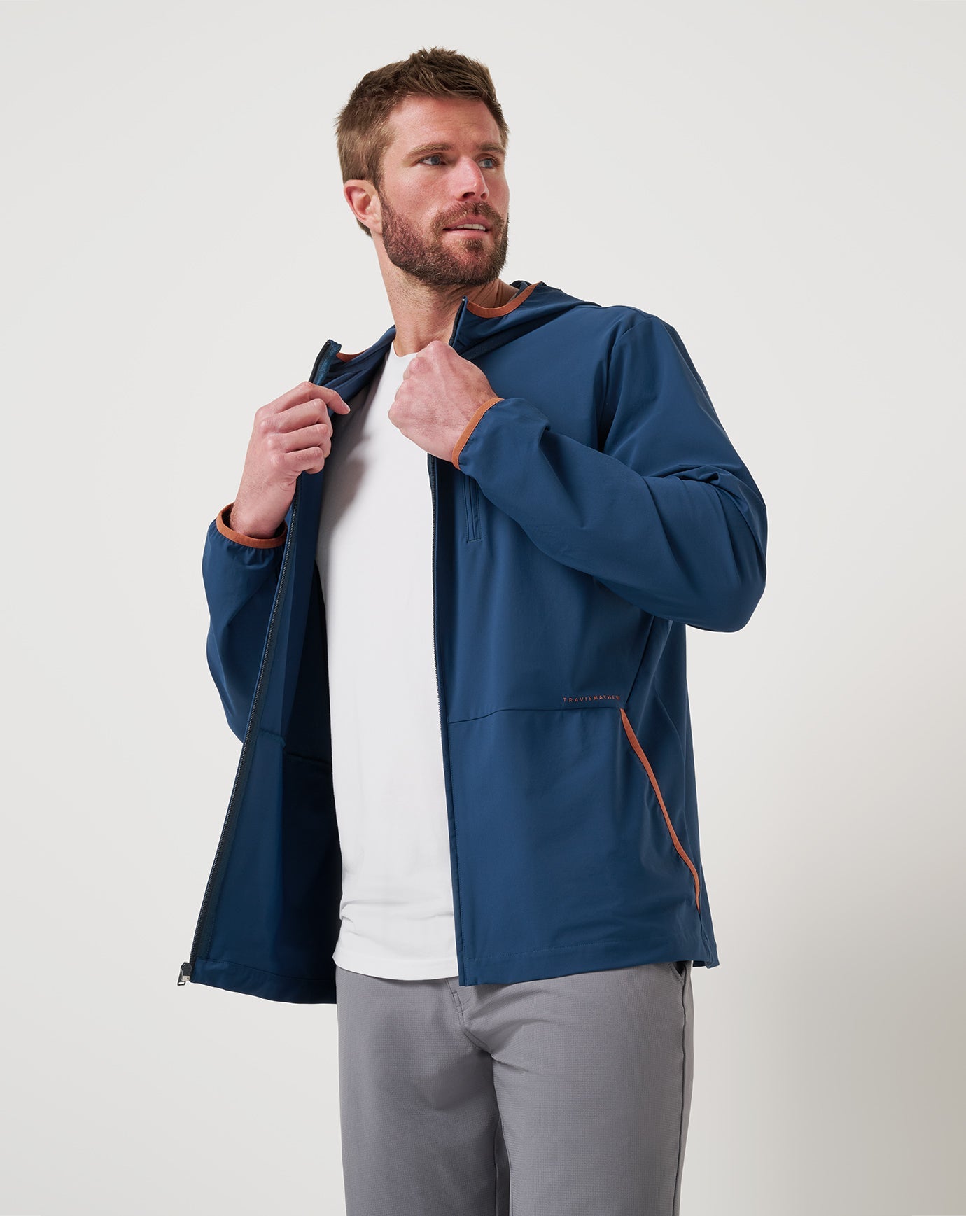 TravisMathew Long Layover Jacket - Titan