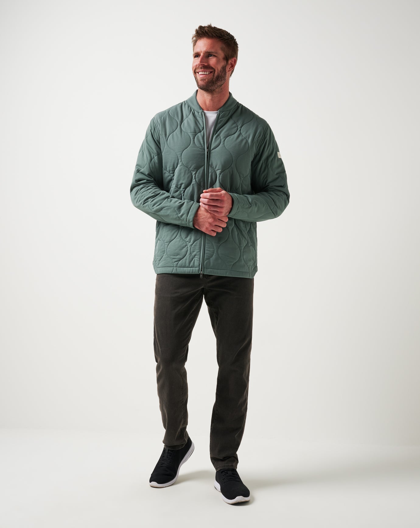 TravisMathew Come What May Jacket - Balsam Green