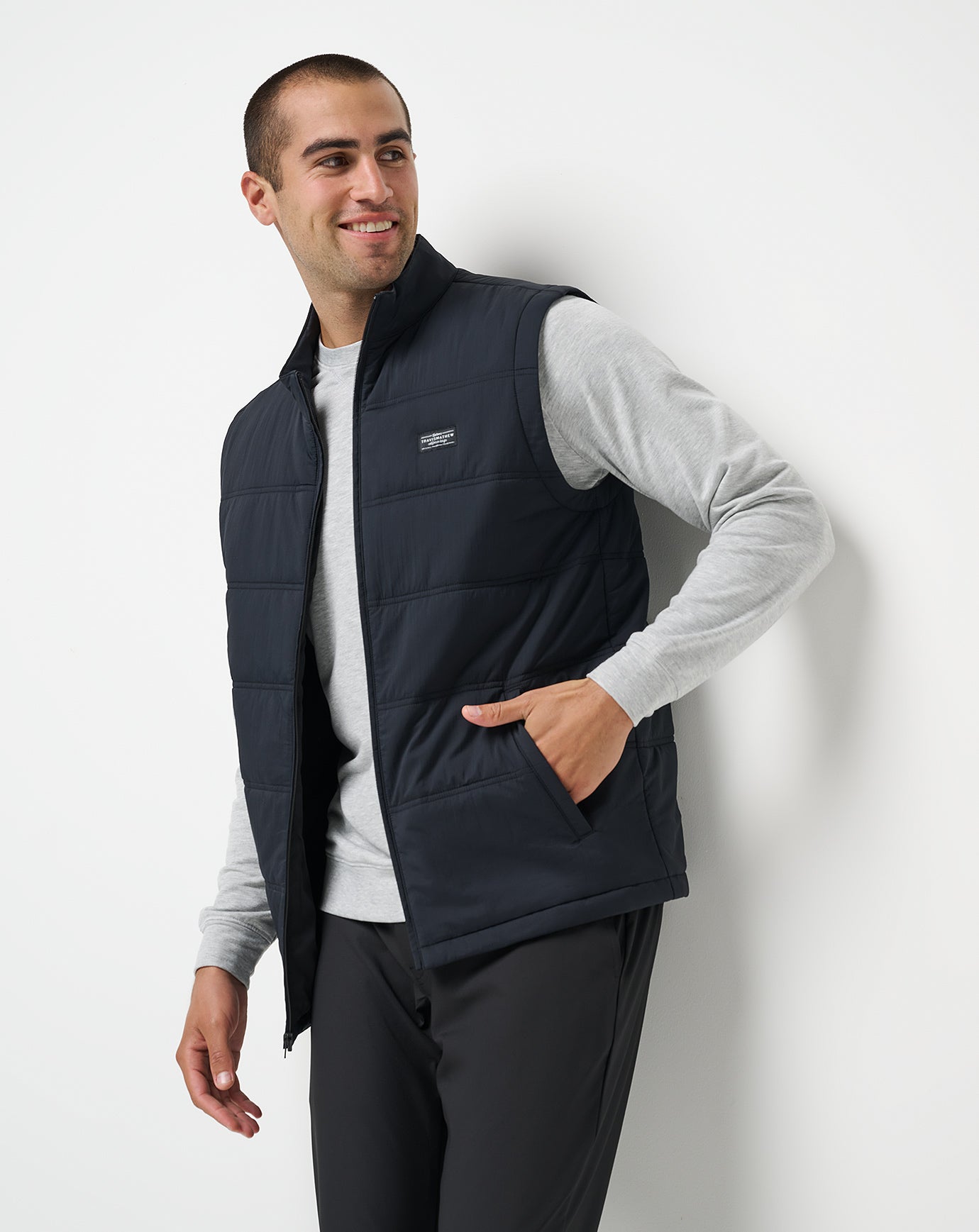 TravisMathew Palisades Puffer Vest - Black