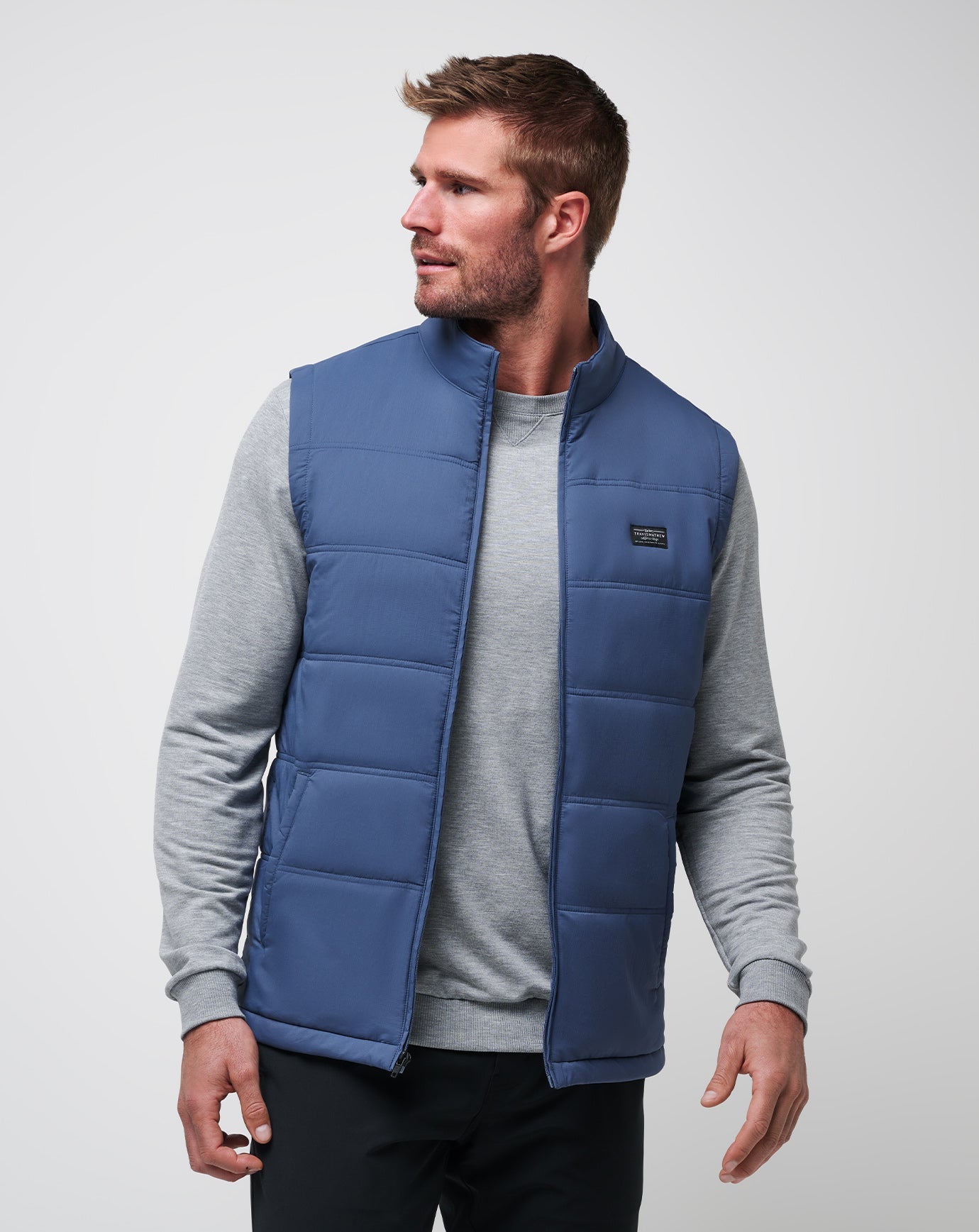 TravisMathew Palisades Puffer Vest - Navy