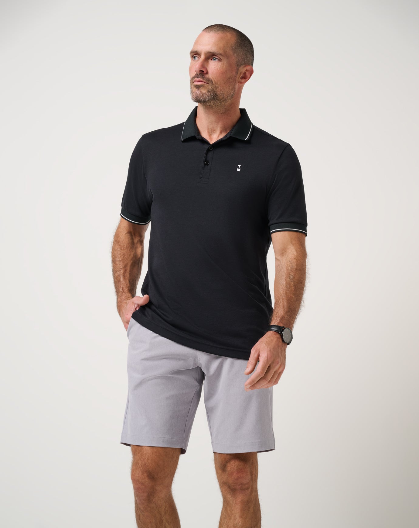 TravisMathew Beck 2.0 Short 10In - Heather Sleet