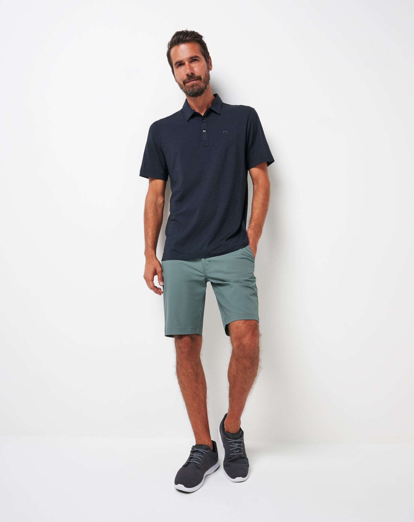 TravisMathew Wanderlust Short 9In - Balsam Green